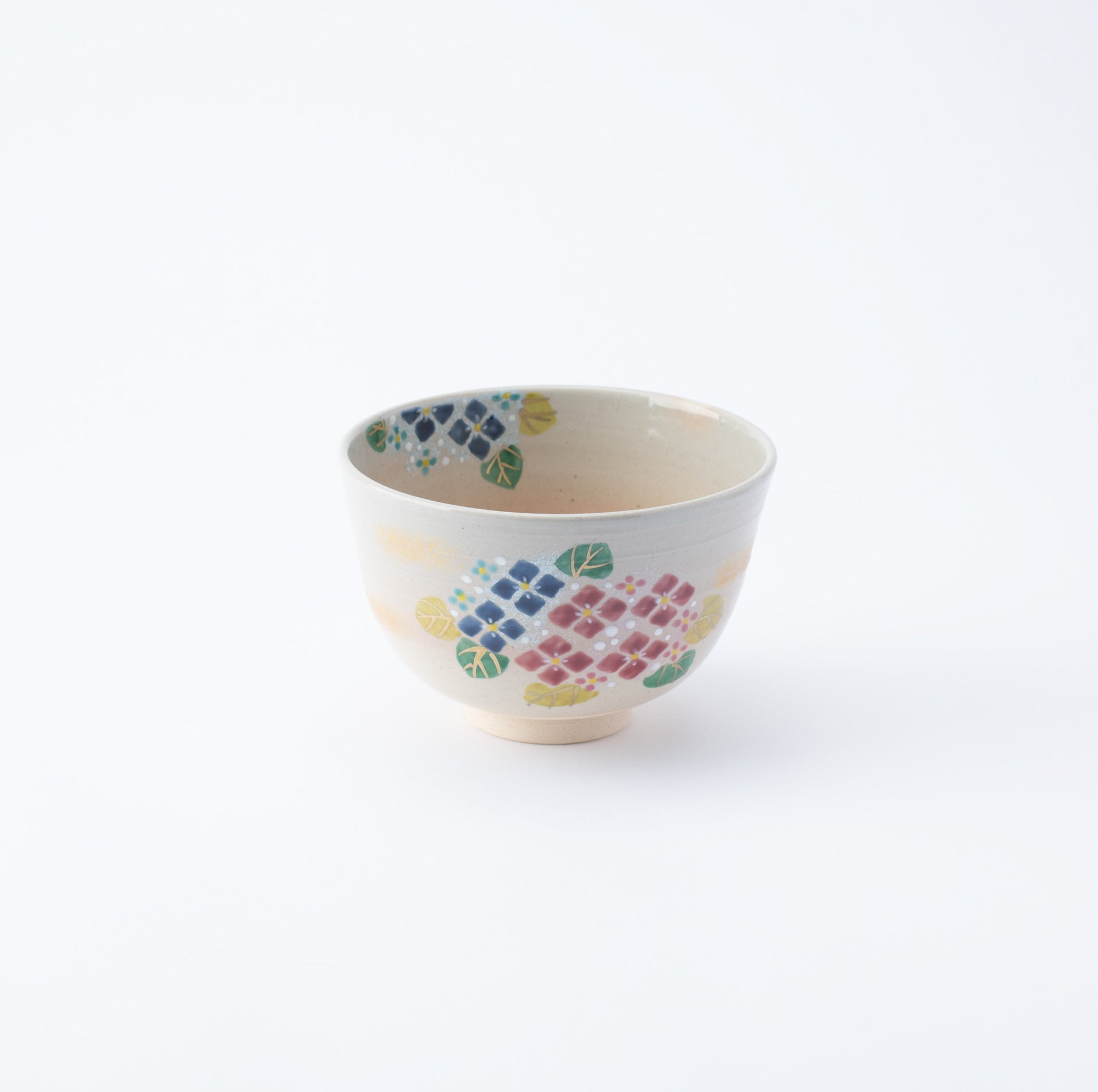 Blooming Hydrangeas Matcha Bowl