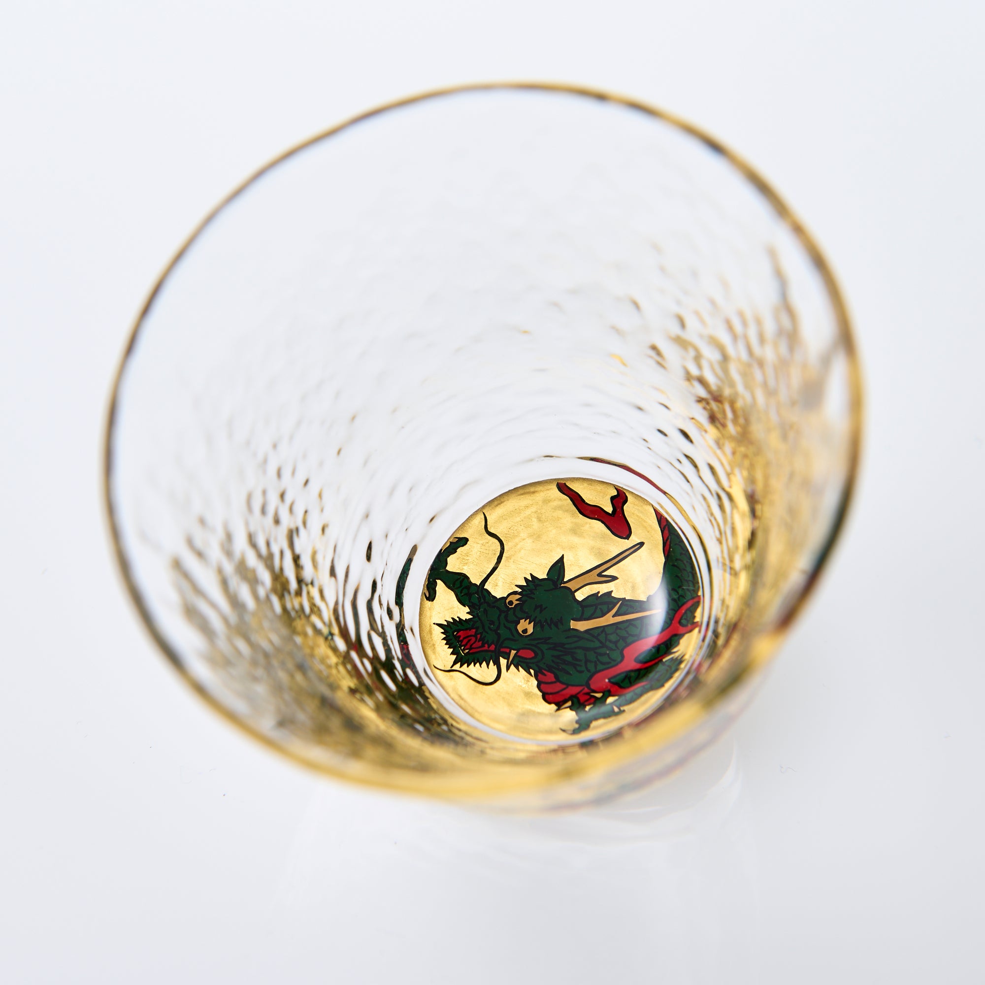 Green Dragon Maki-e Guinomi Sake Cup