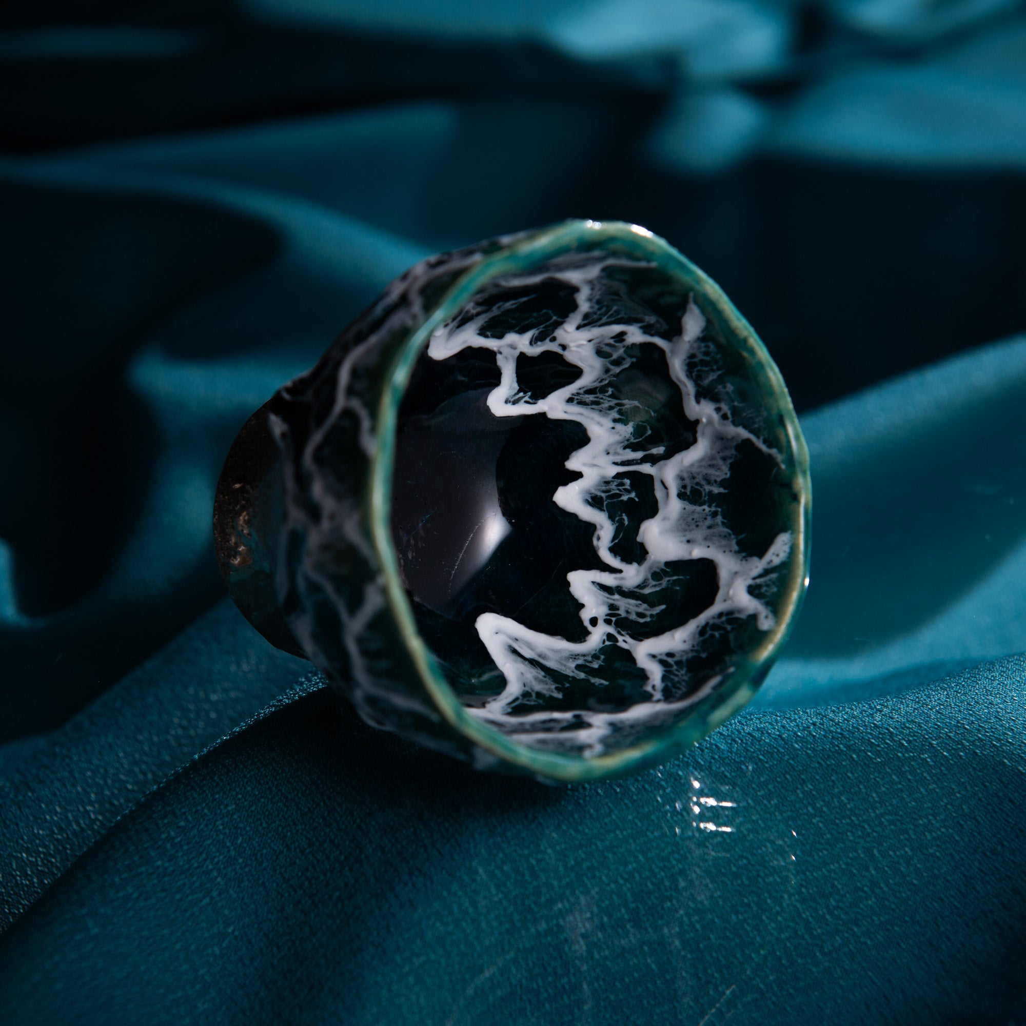 Sazameku Cascade Tall Guinomi Sake Cup