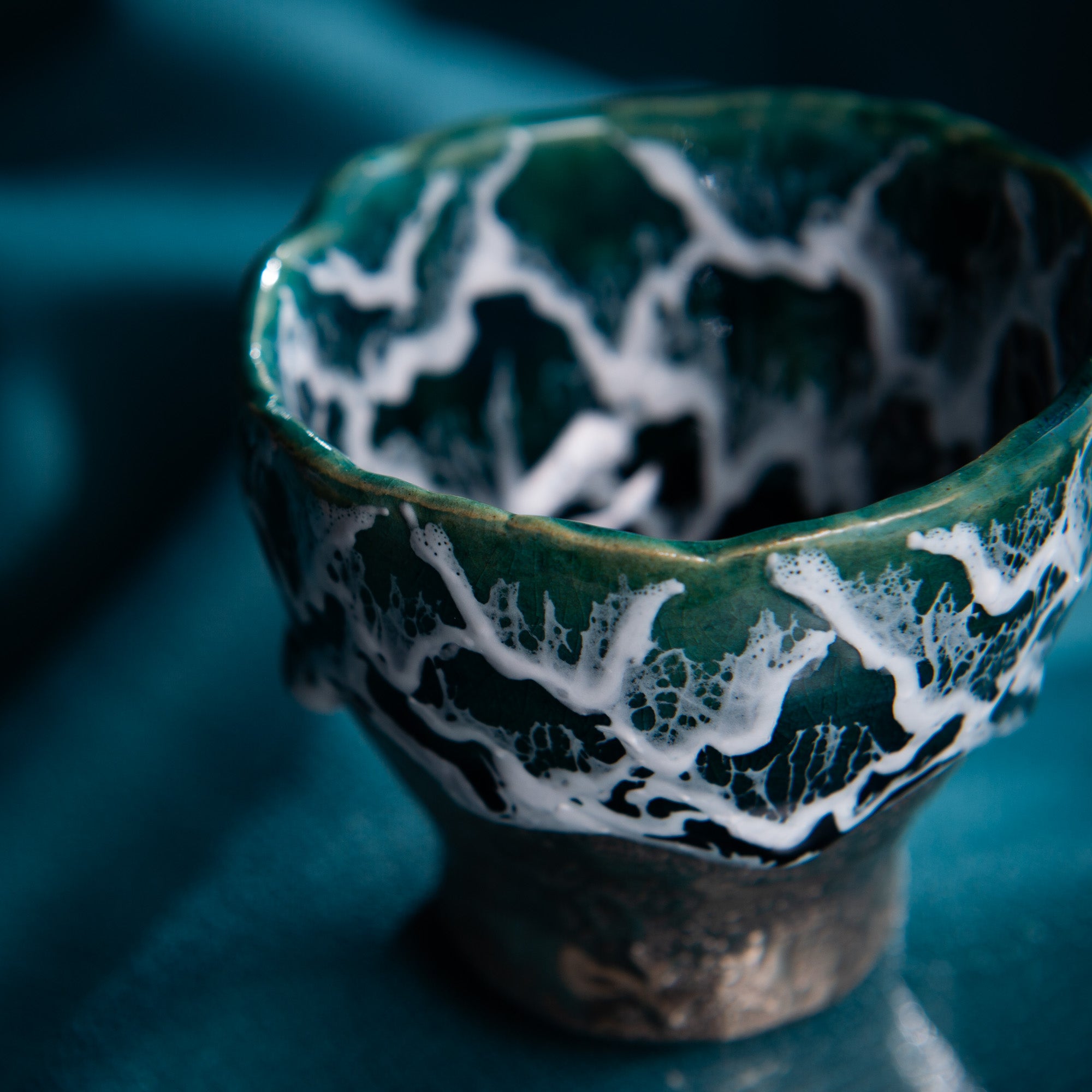 Sazameku Cascade Tall Guinomi Sake Cup