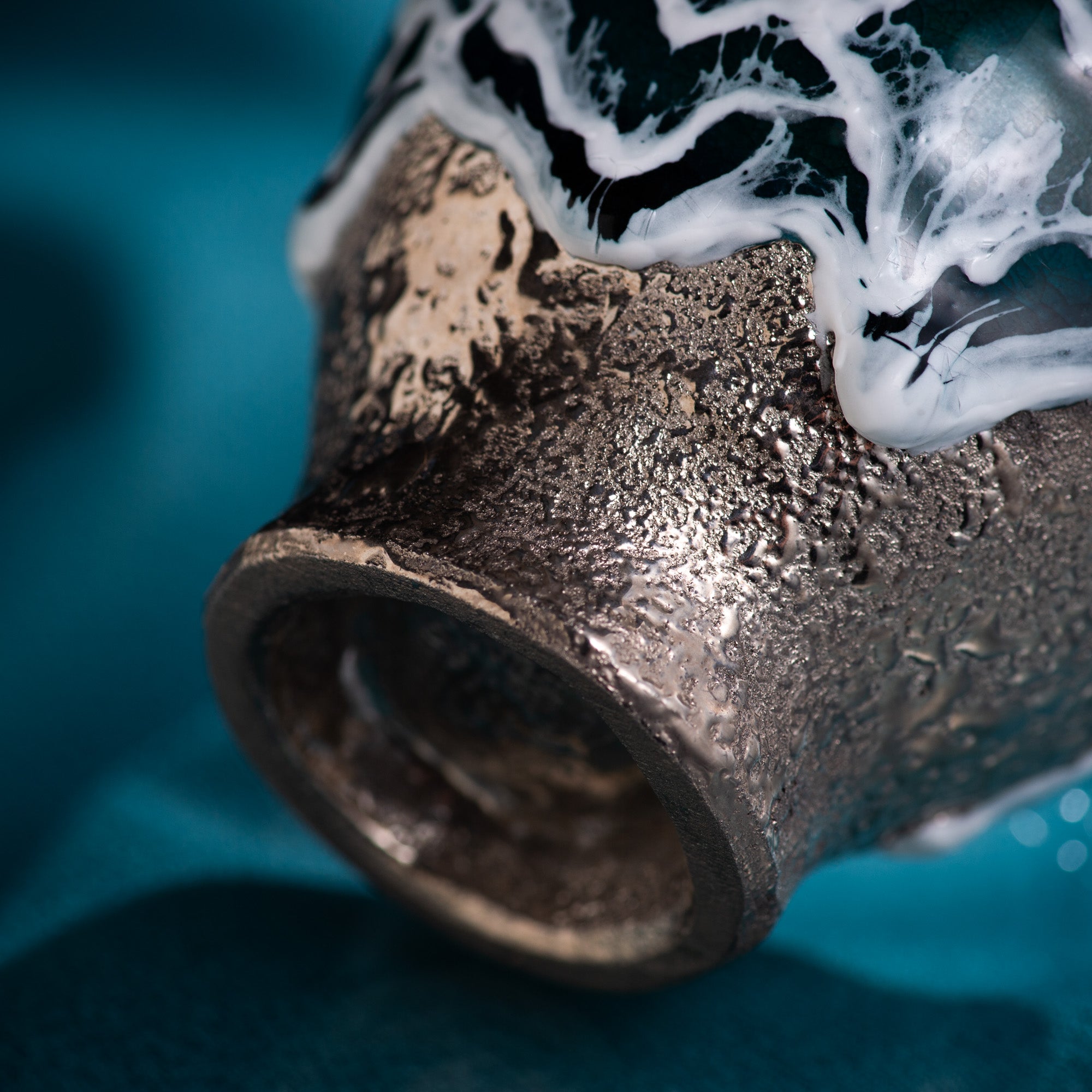 Sazameku Cascade Tall Guinomi Sake Cup