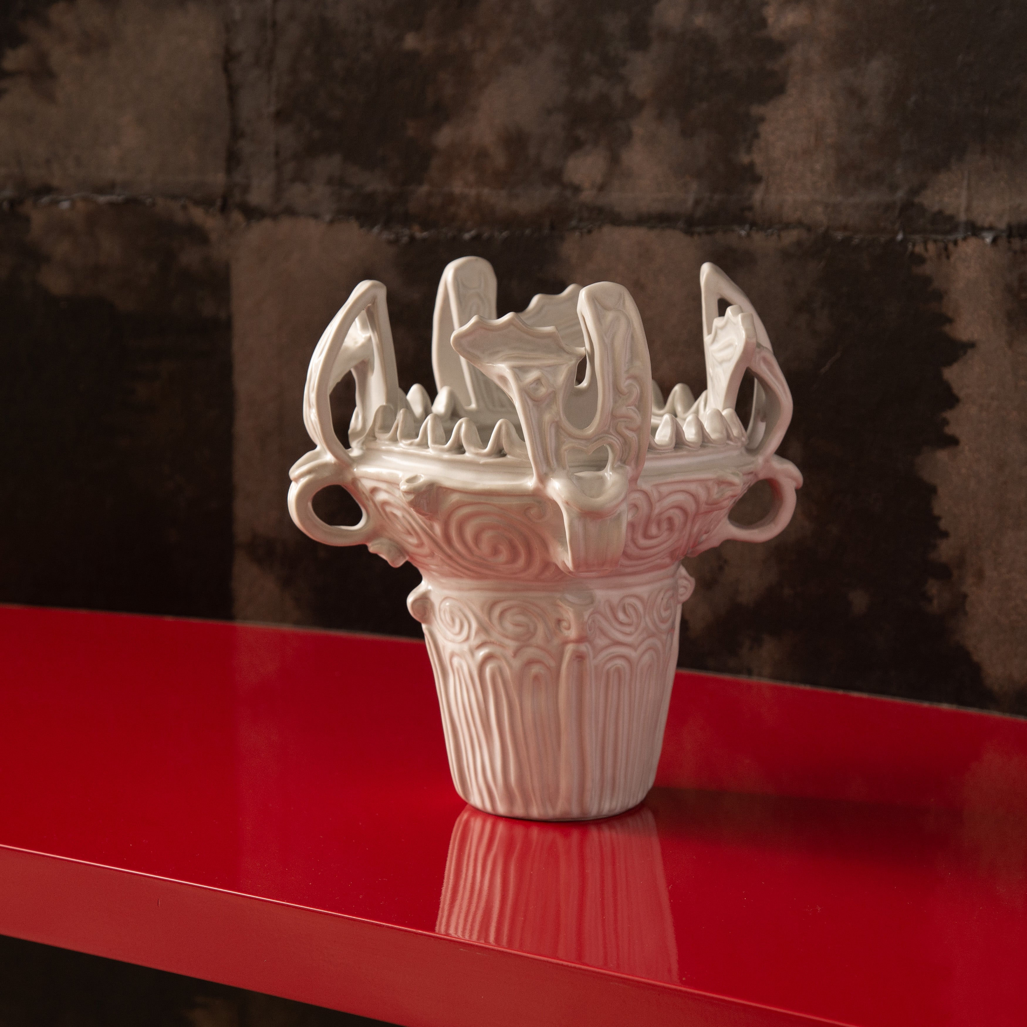 Homura White Jomon Flame Vessel