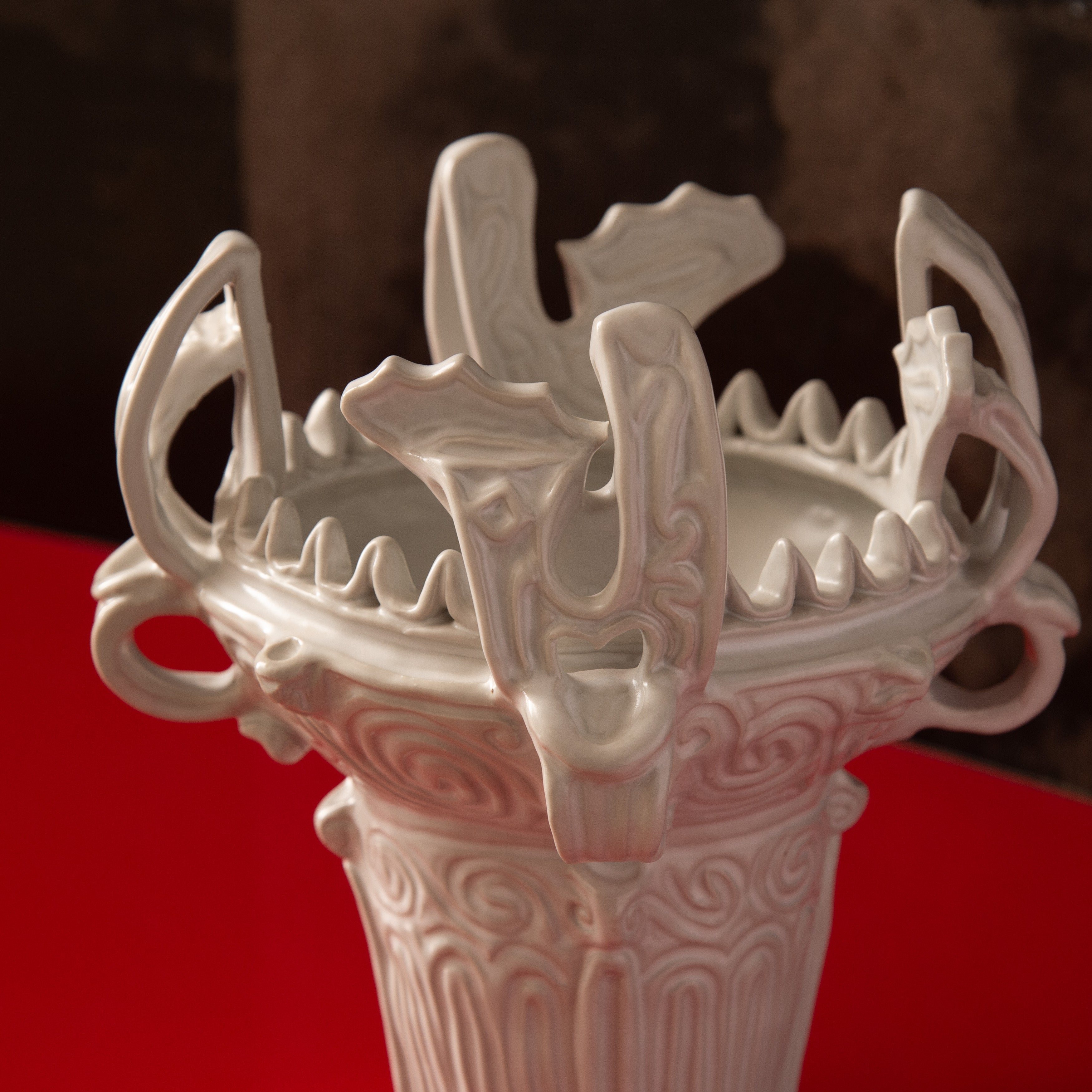 Homura White Jomon Flame Vessel