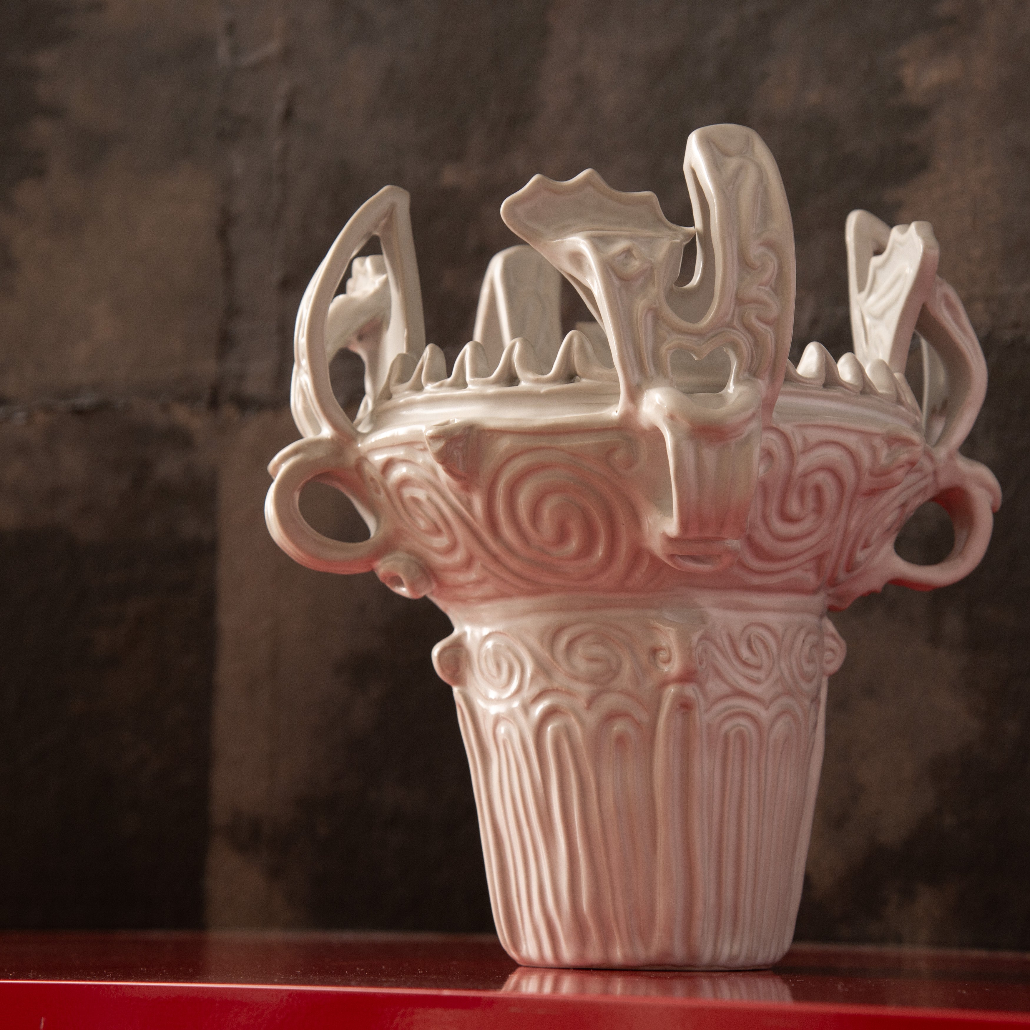 Homura White Jomon Flame Vessel