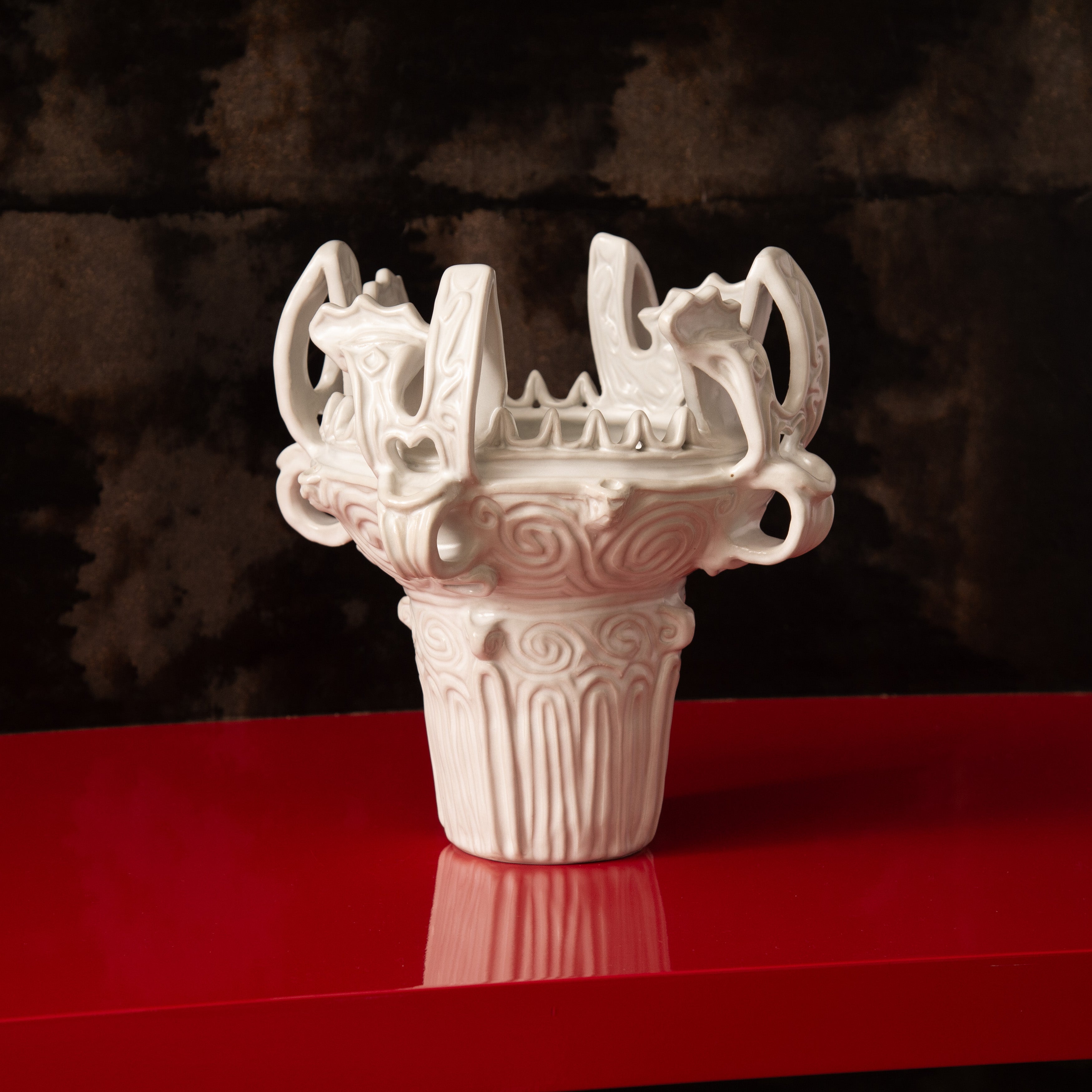 Homura White Jomon Flame Vessel