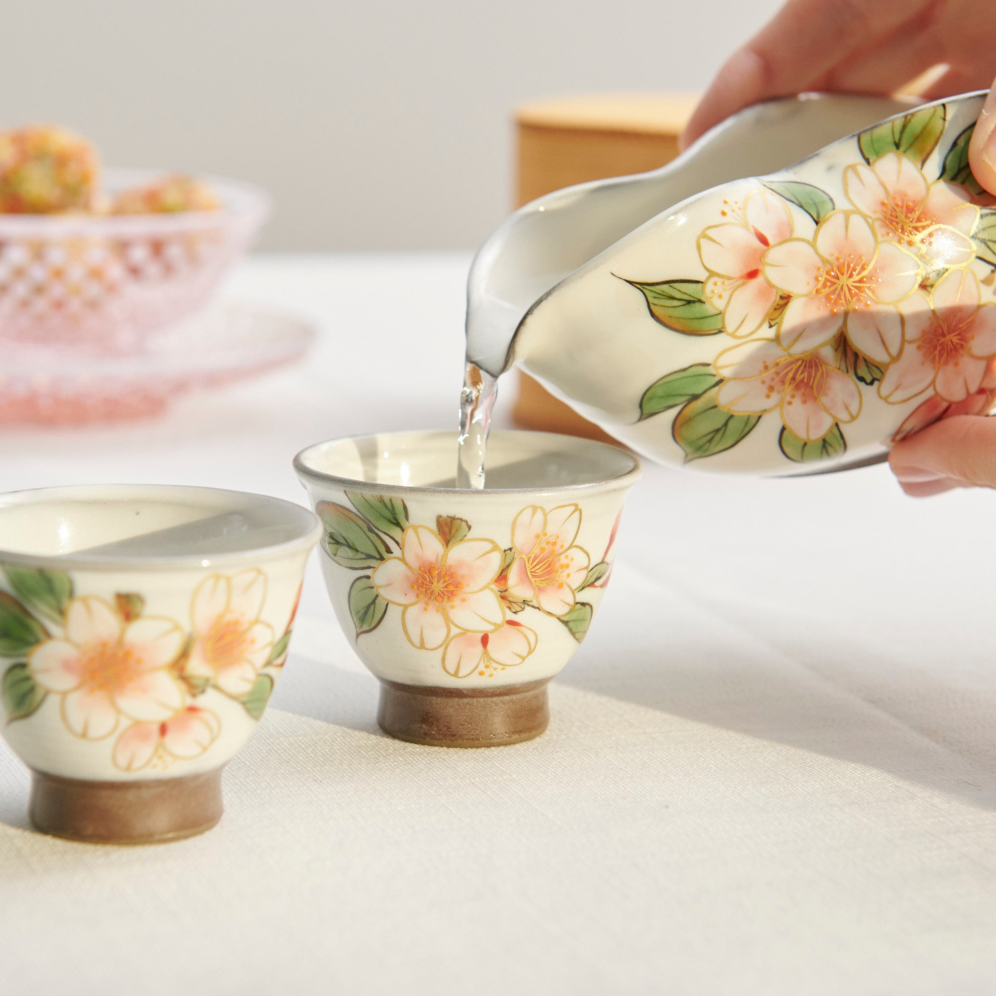 Juego de sake Cherry Blossom