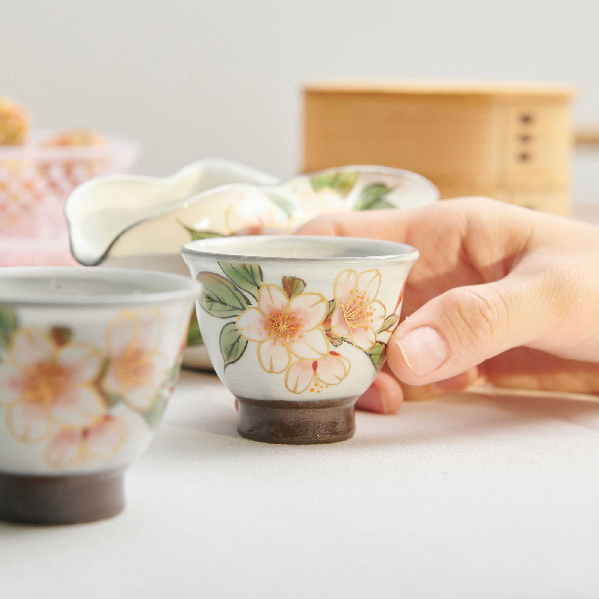 Juego de sake Cherry Blossom