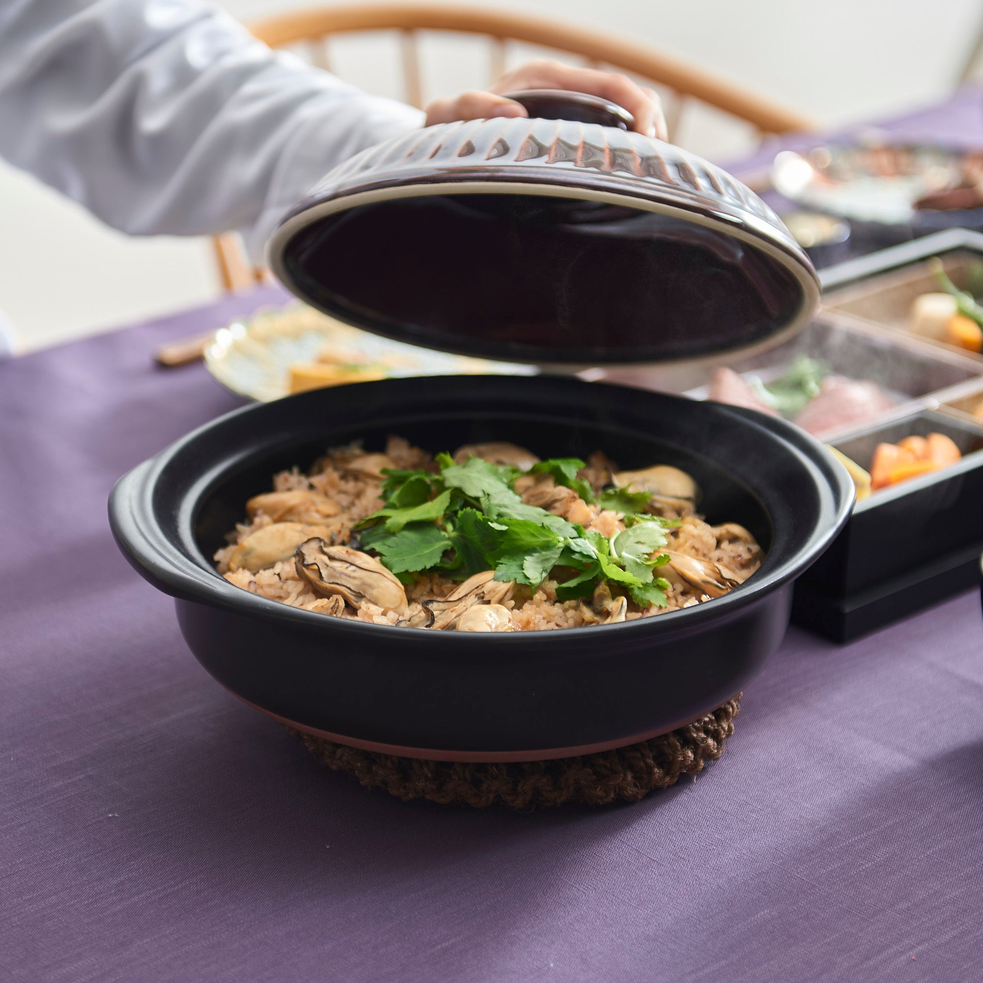 Kikka Donabe Japanischer Tontopf für 3 bis 4 Personen