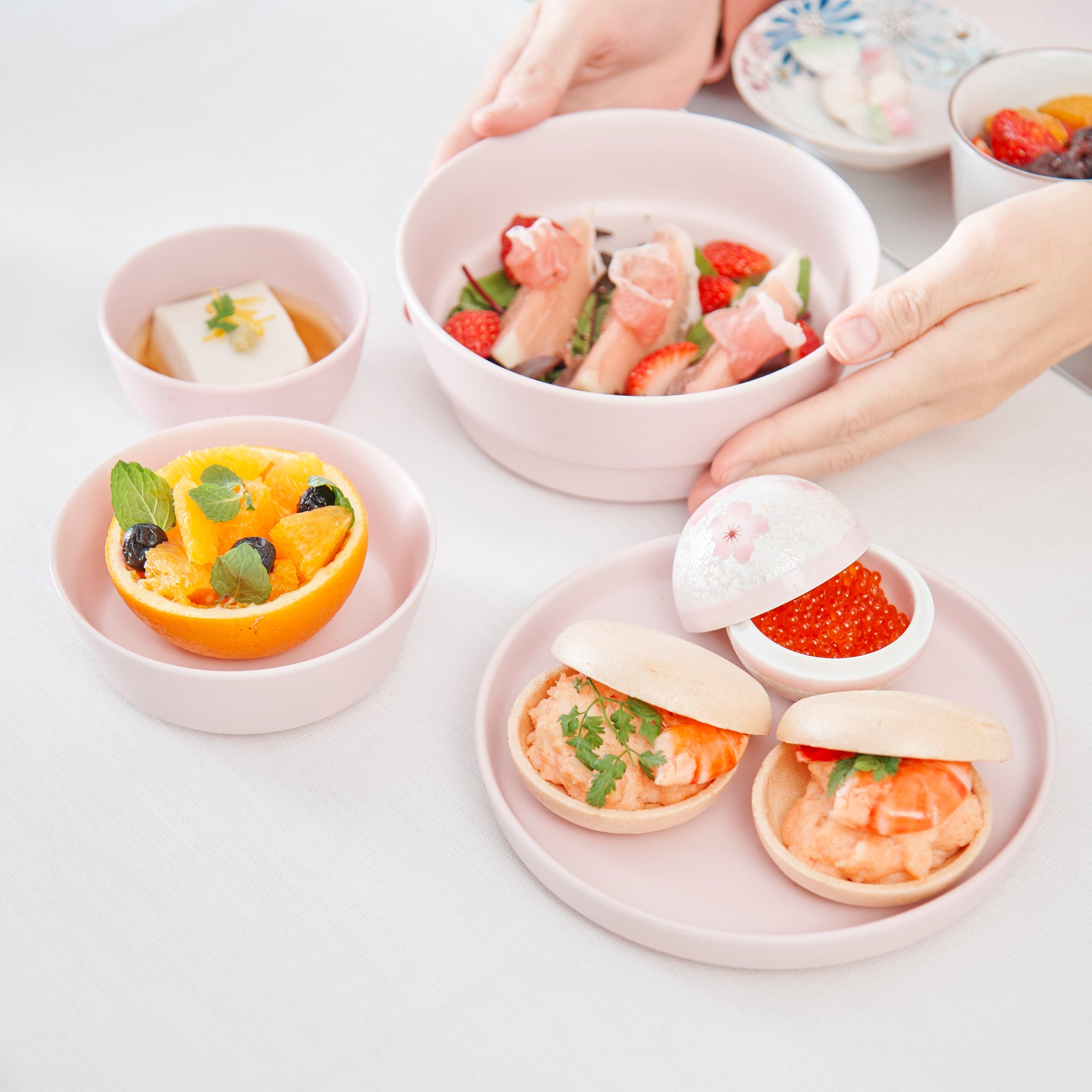 Sakura Pink Conic Modern Jubako Bento Box