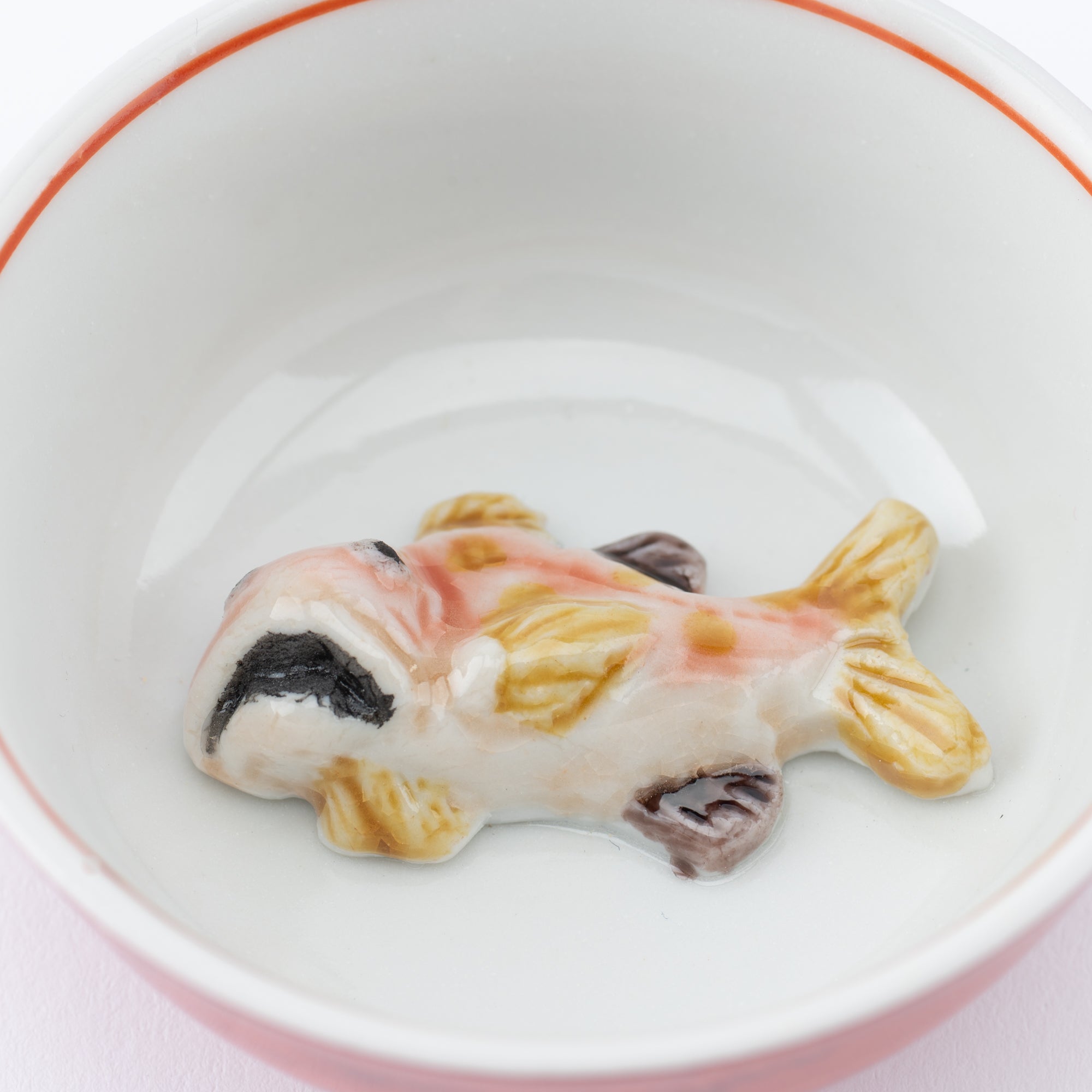 Swimming Sea Creature Sakazuki Flat Sake Cup