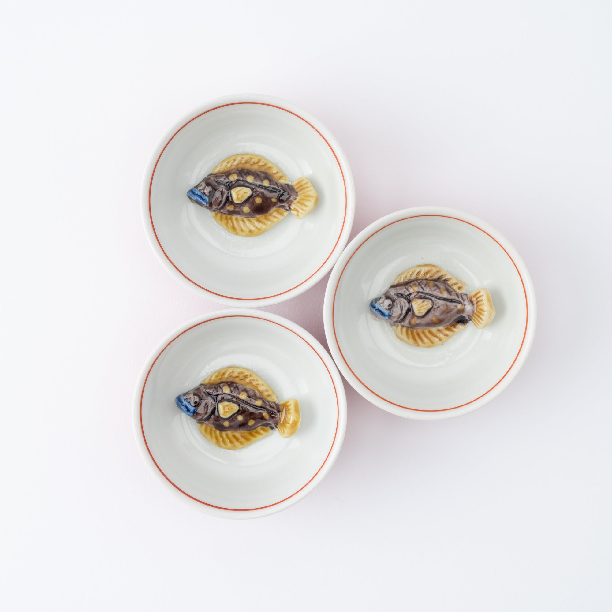 Swimming Sea Creature Sakazuki Flat Sake Cup