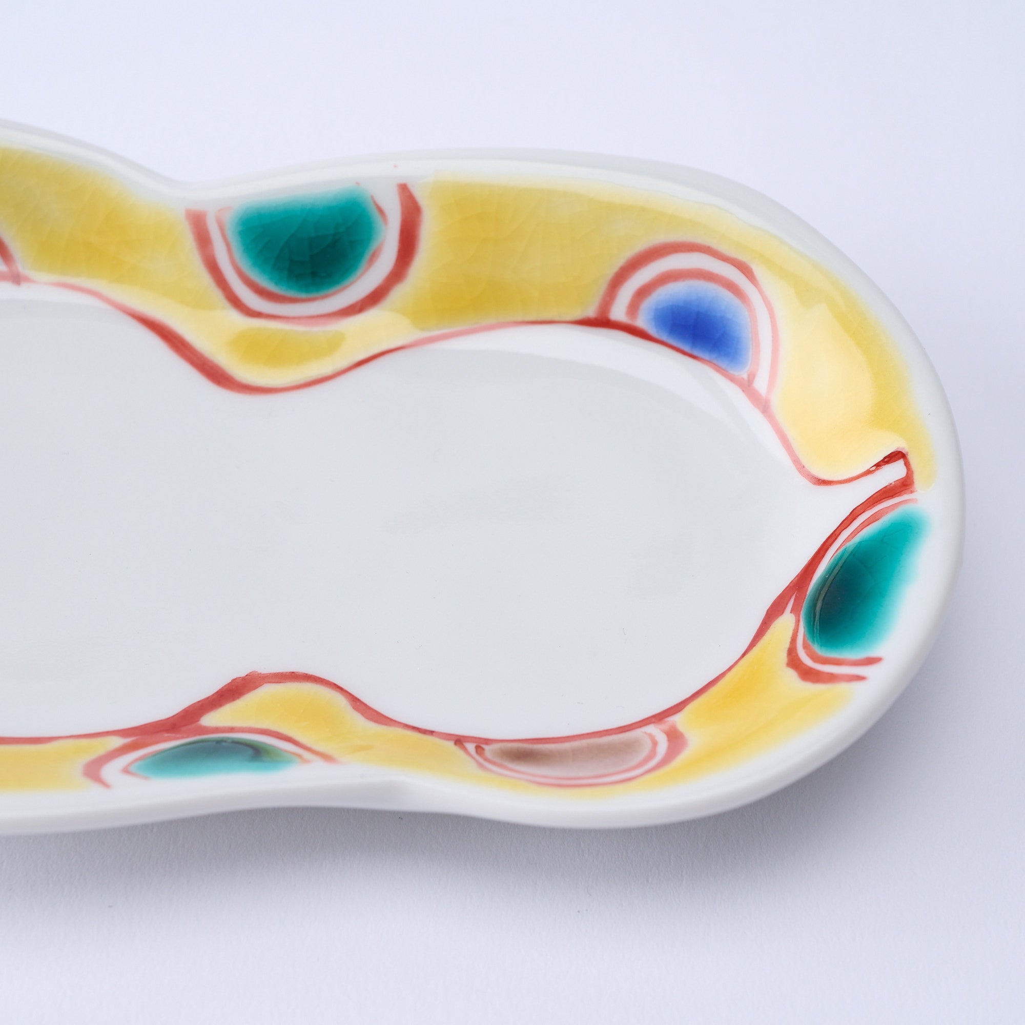 Vivid Daruma-shaped Sauce Plate
