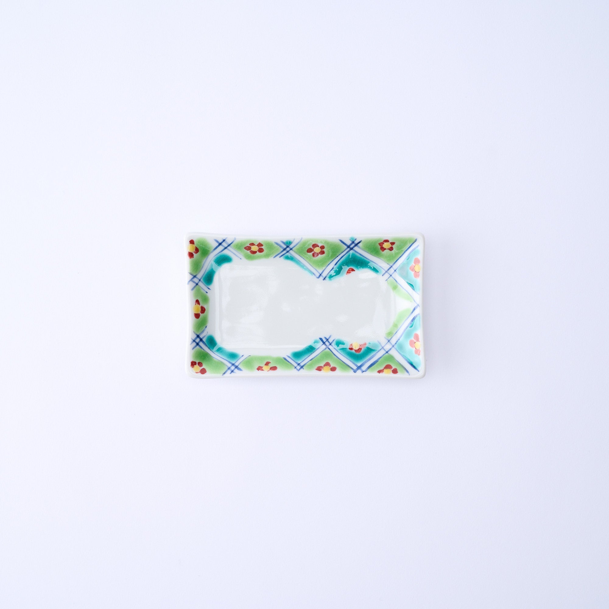 Auspicious Pattern Rectangle Sauce Plate
