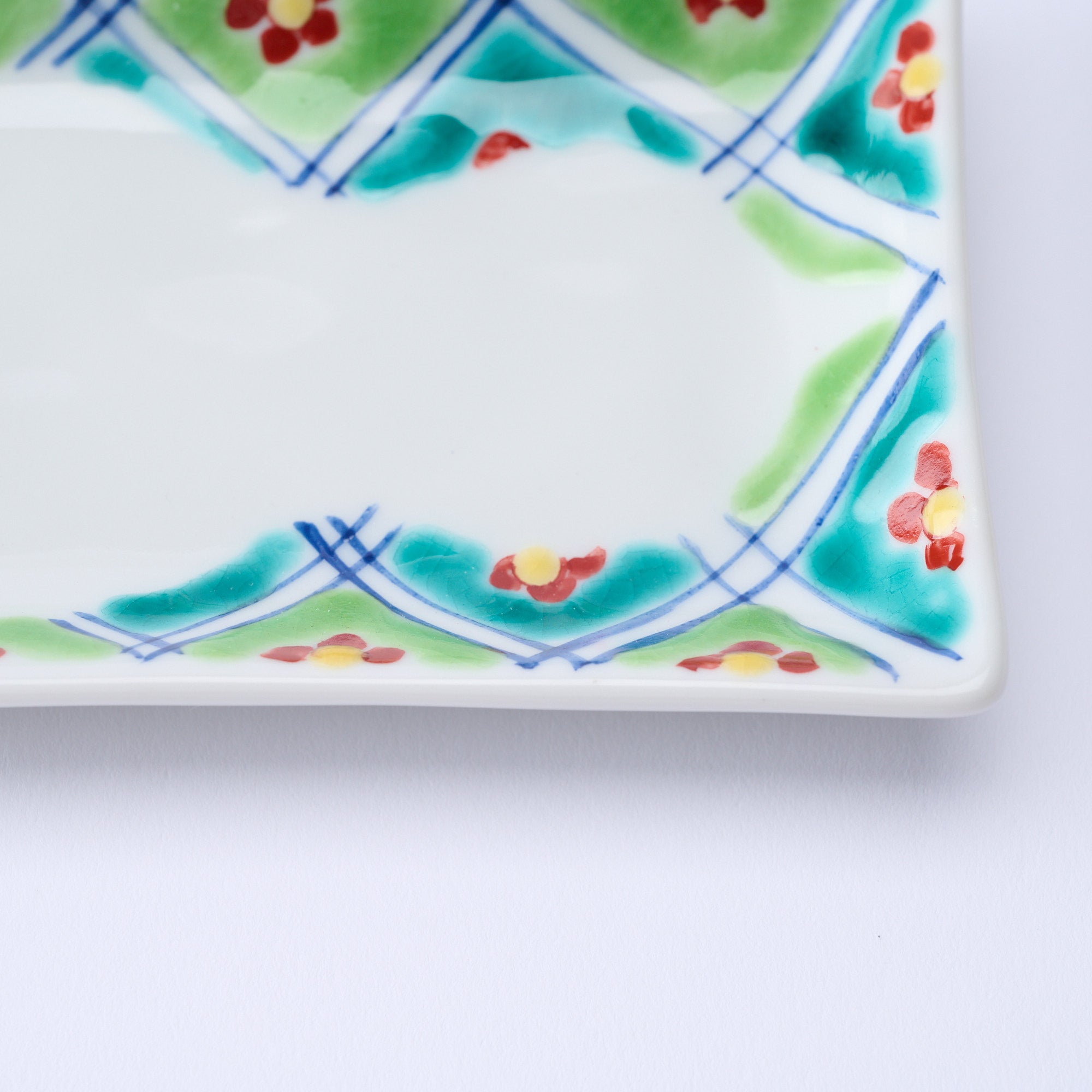 Auspicious Pattern Rectangle Sauce Plate