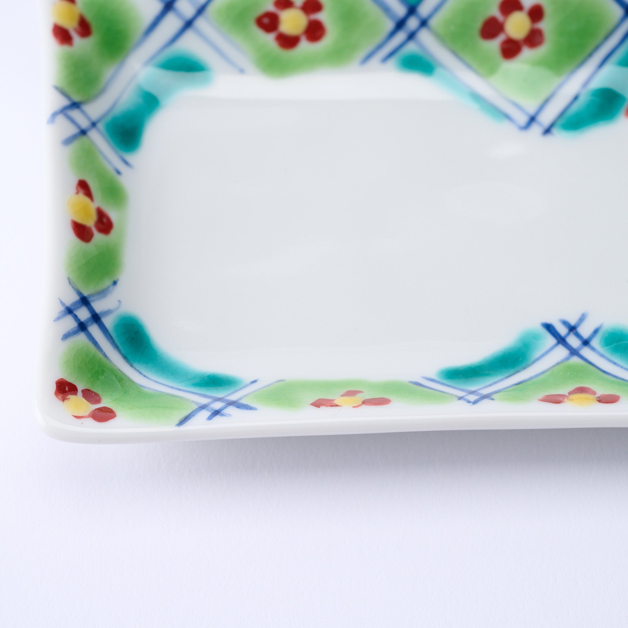 Auspicious Pattern Rectangle Sauce Plate