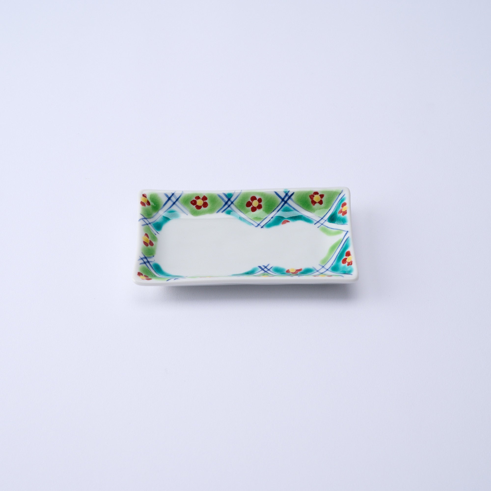 Auspicious Pattern Rectangle Sauce Plate