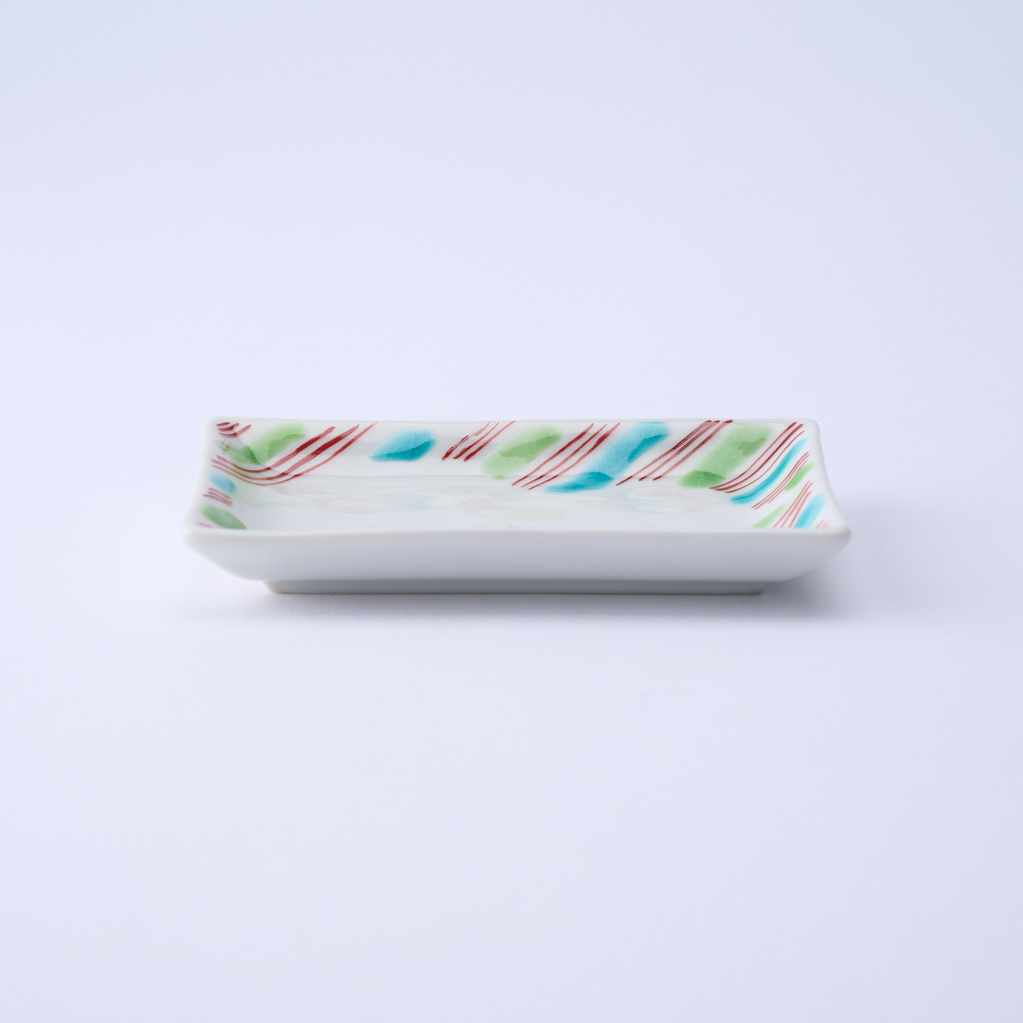 Auspicious Pattern Rectangle Sauce Plate