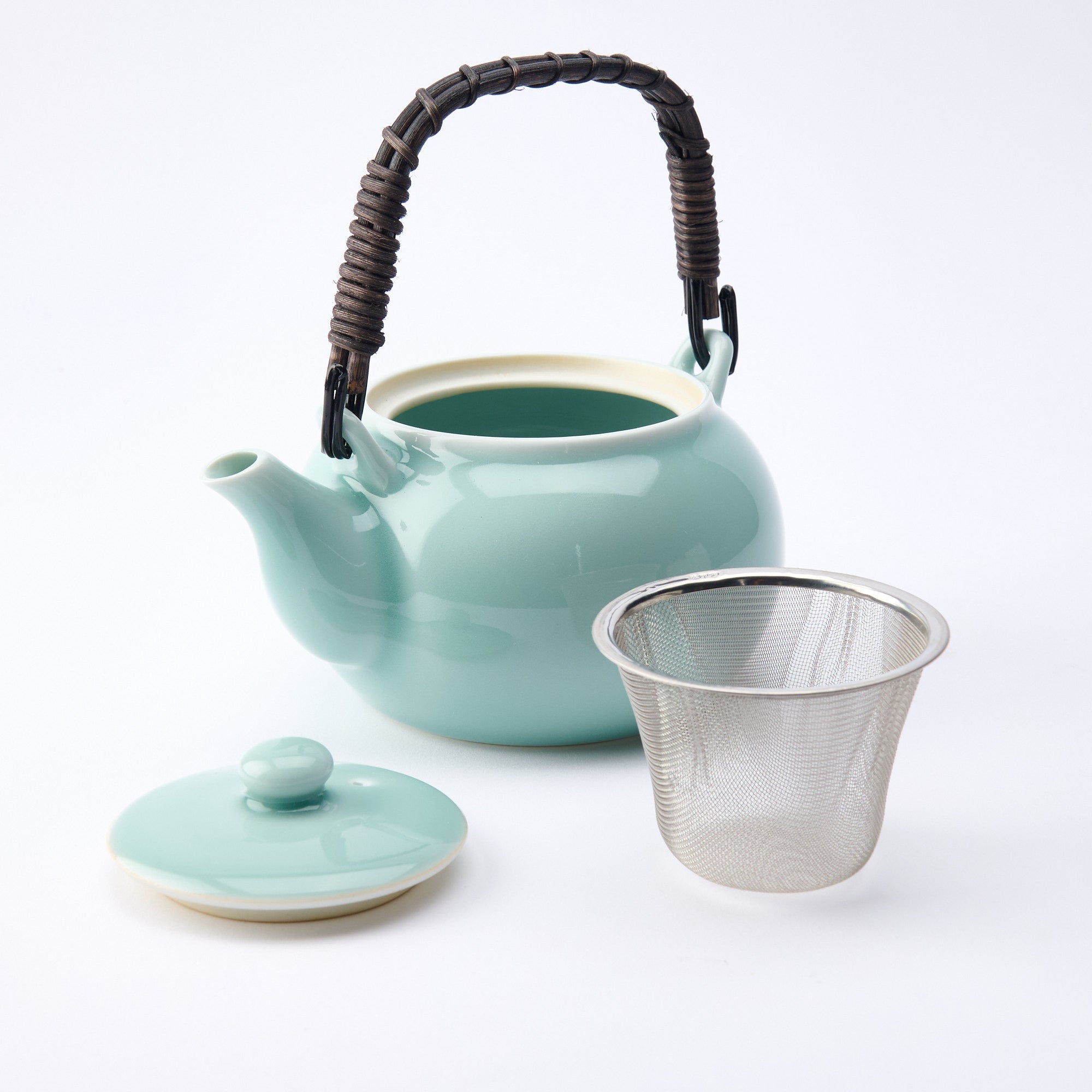 Nabeshima Celadon Japanese Teapot