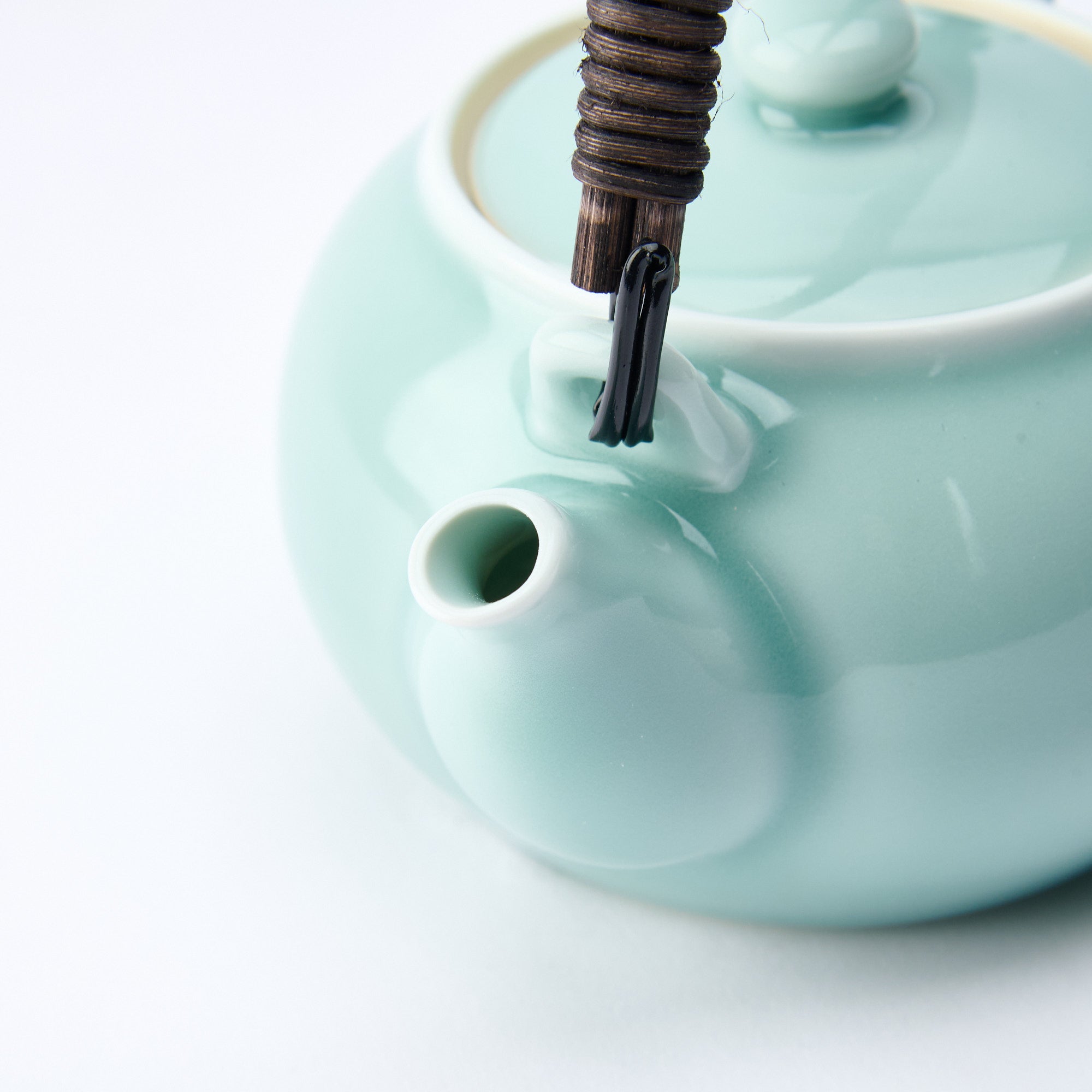 Nabeshima Celadon Japanese Teapot