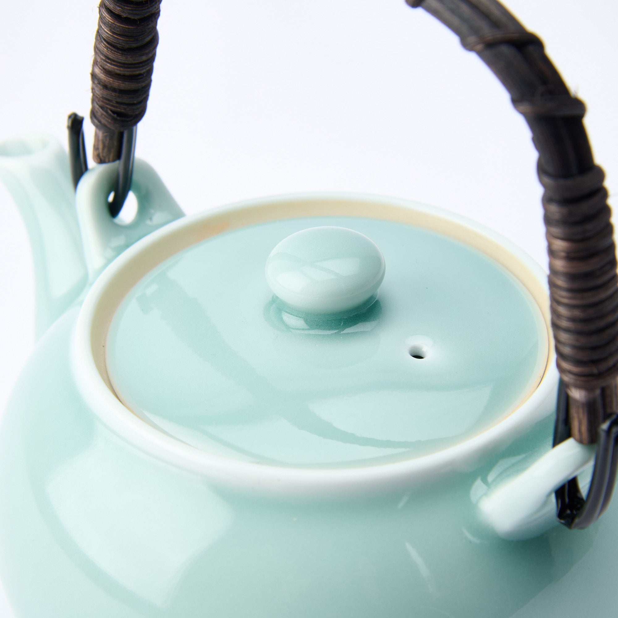 Nabeshima Celadon Japanese Teapot