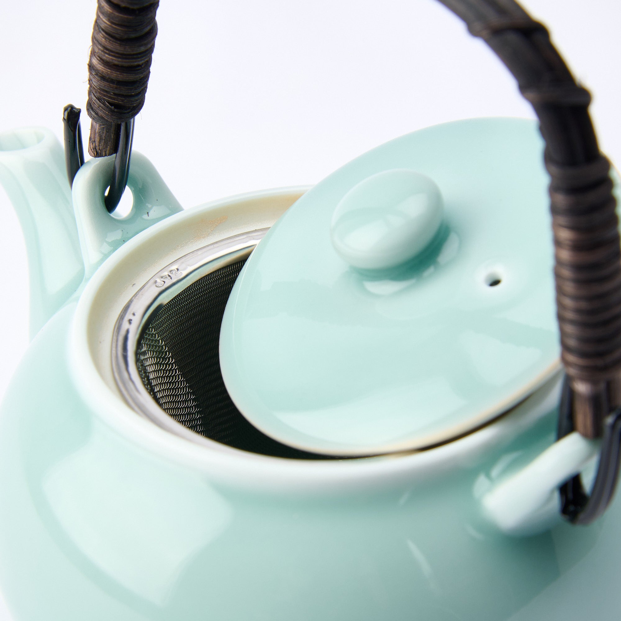 Nabeshima Celadon Japanese Teapot