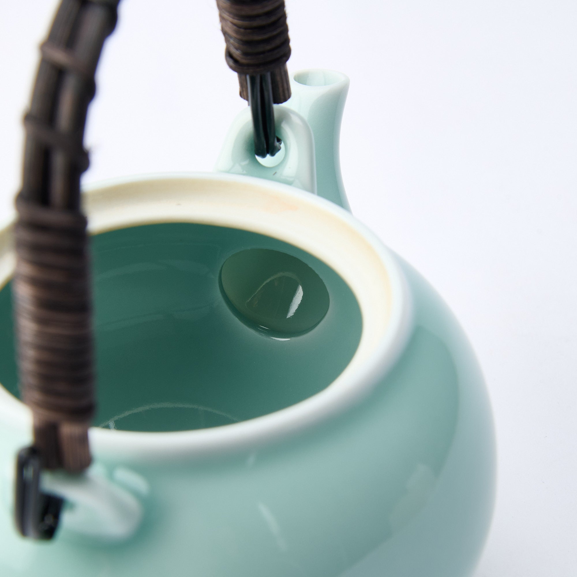 Nabeshima Celadon Japanese Teapot