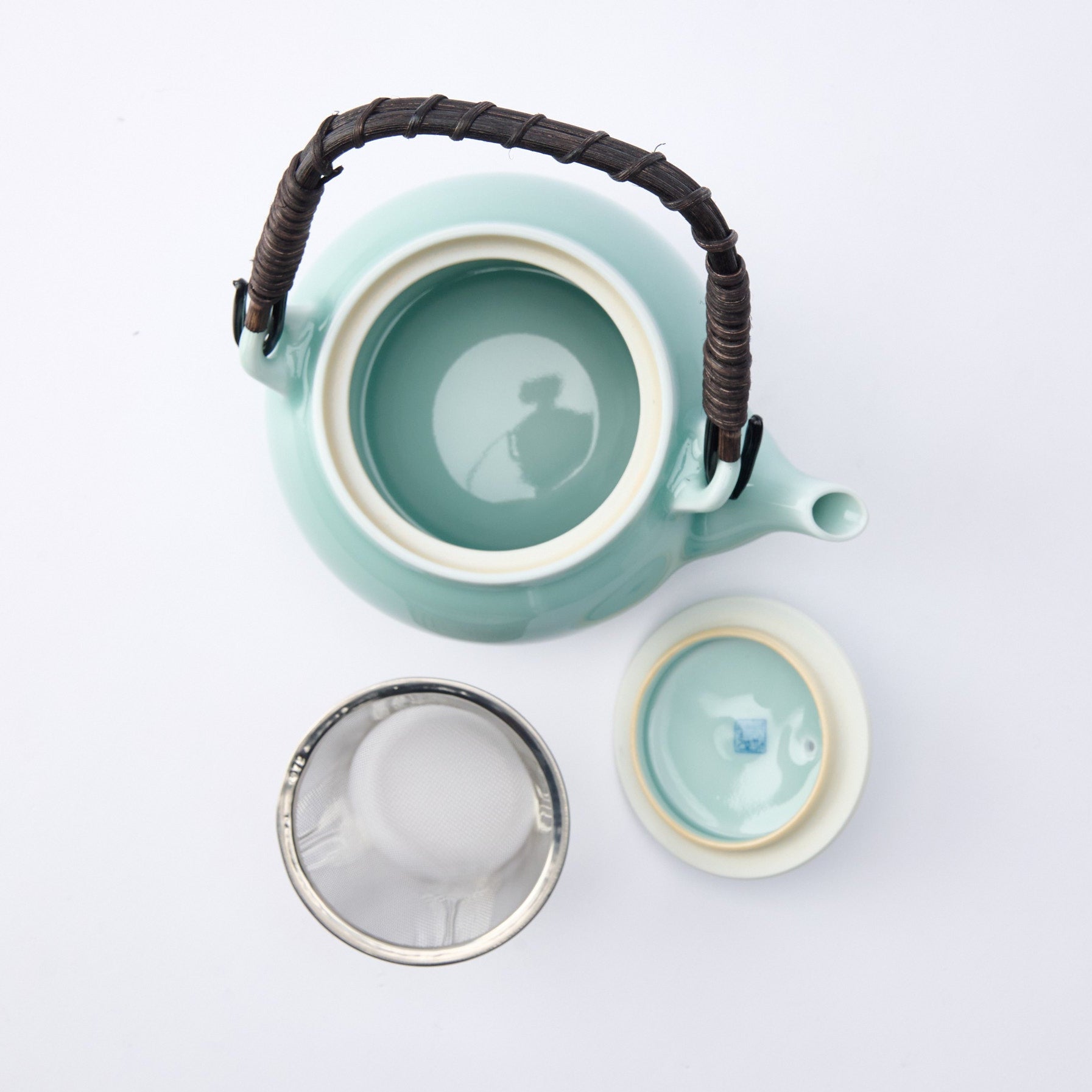 Nabeshima Celadon Japanese Teapot