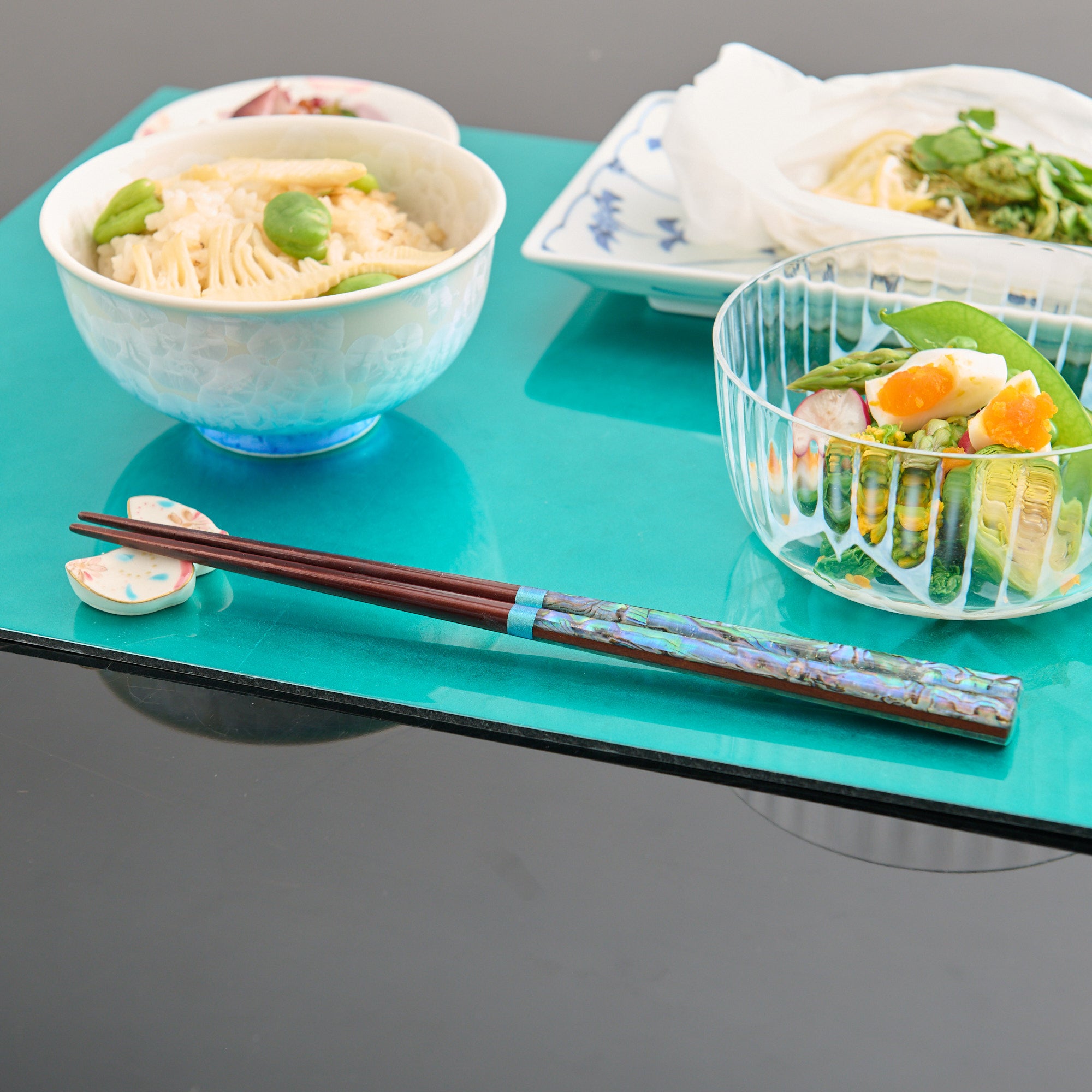Miyabi-gai Shell Inlay Chopsticks