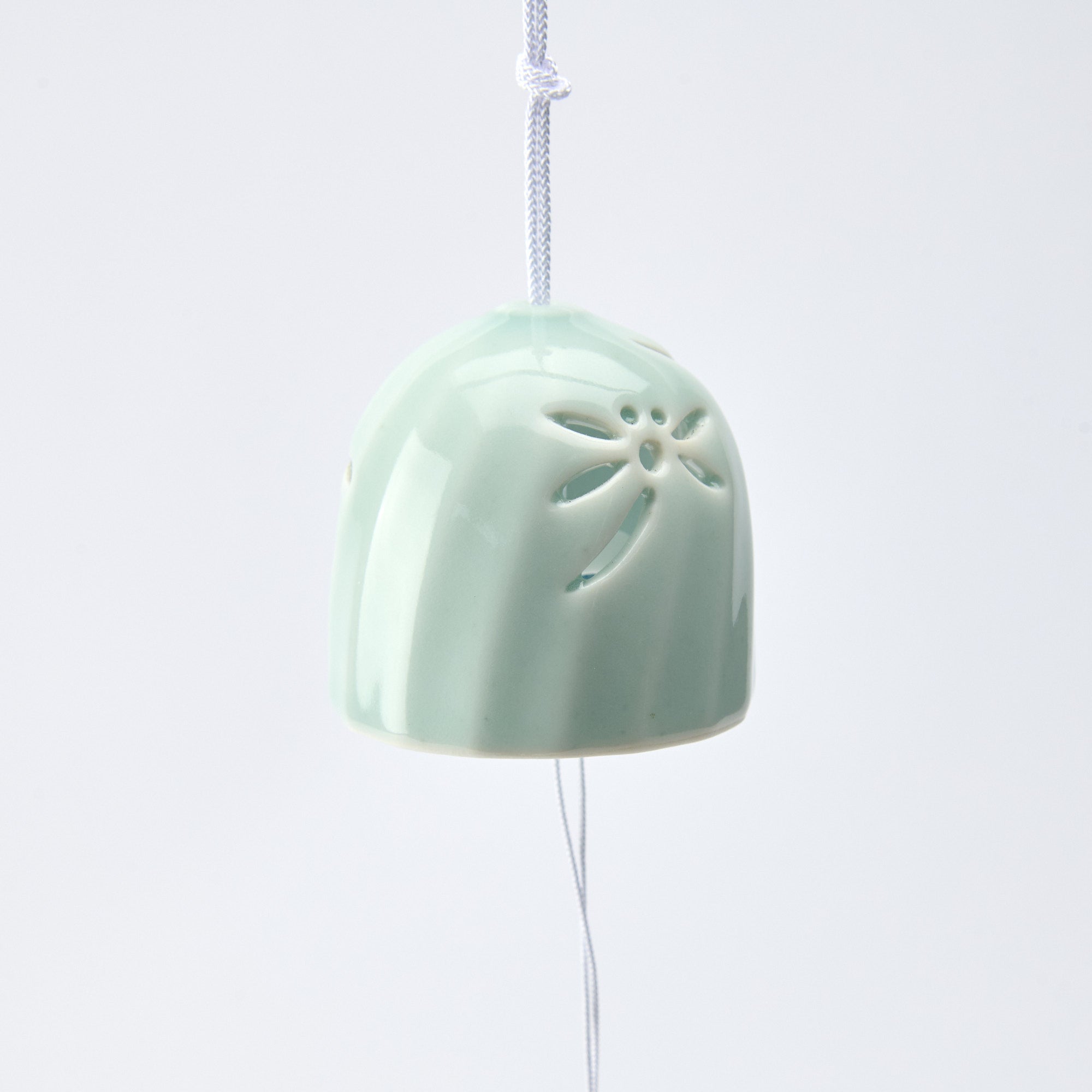 Nabeshima Celadon Dragonfly Cutout Wind Chime
