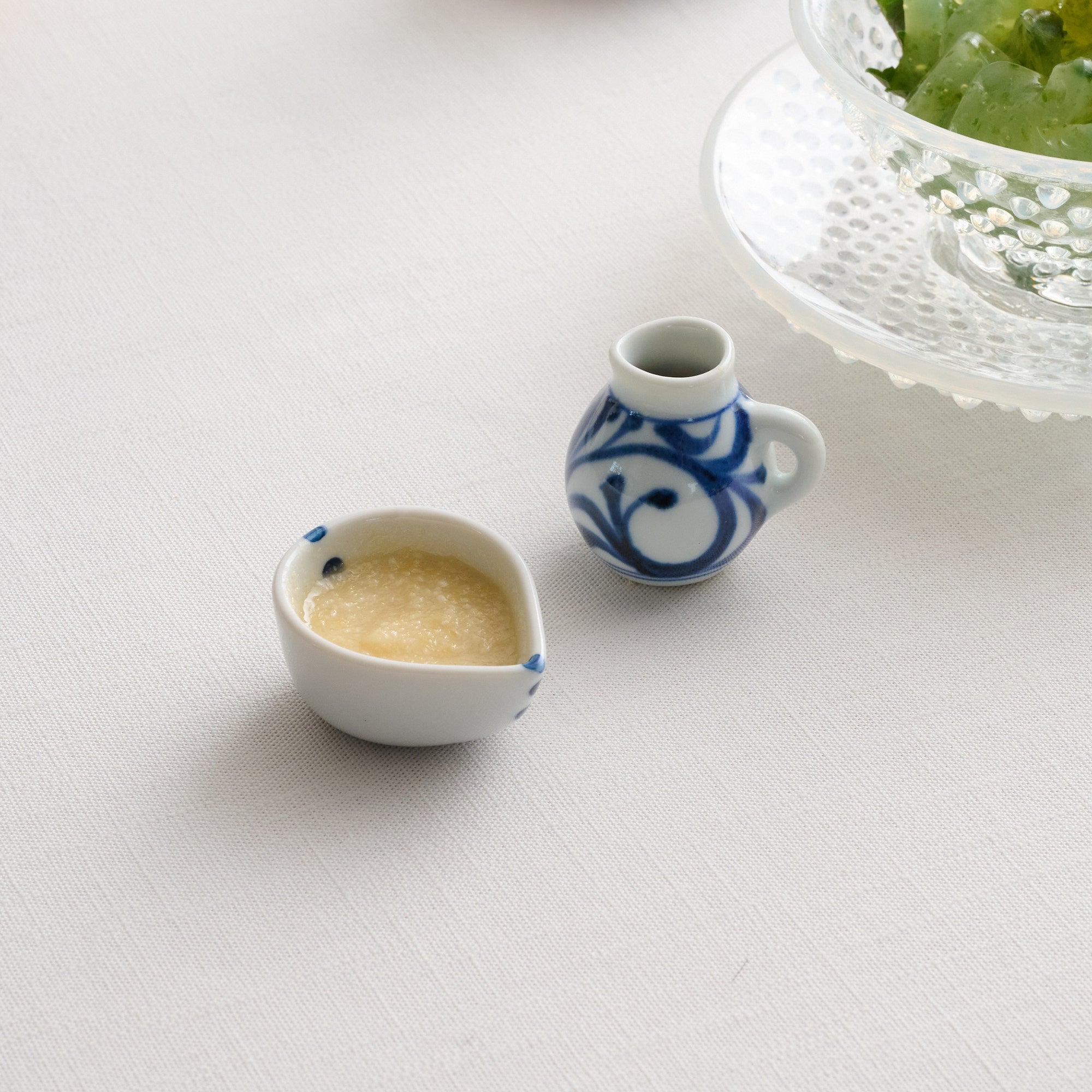 Blue Arabesque Creamer
