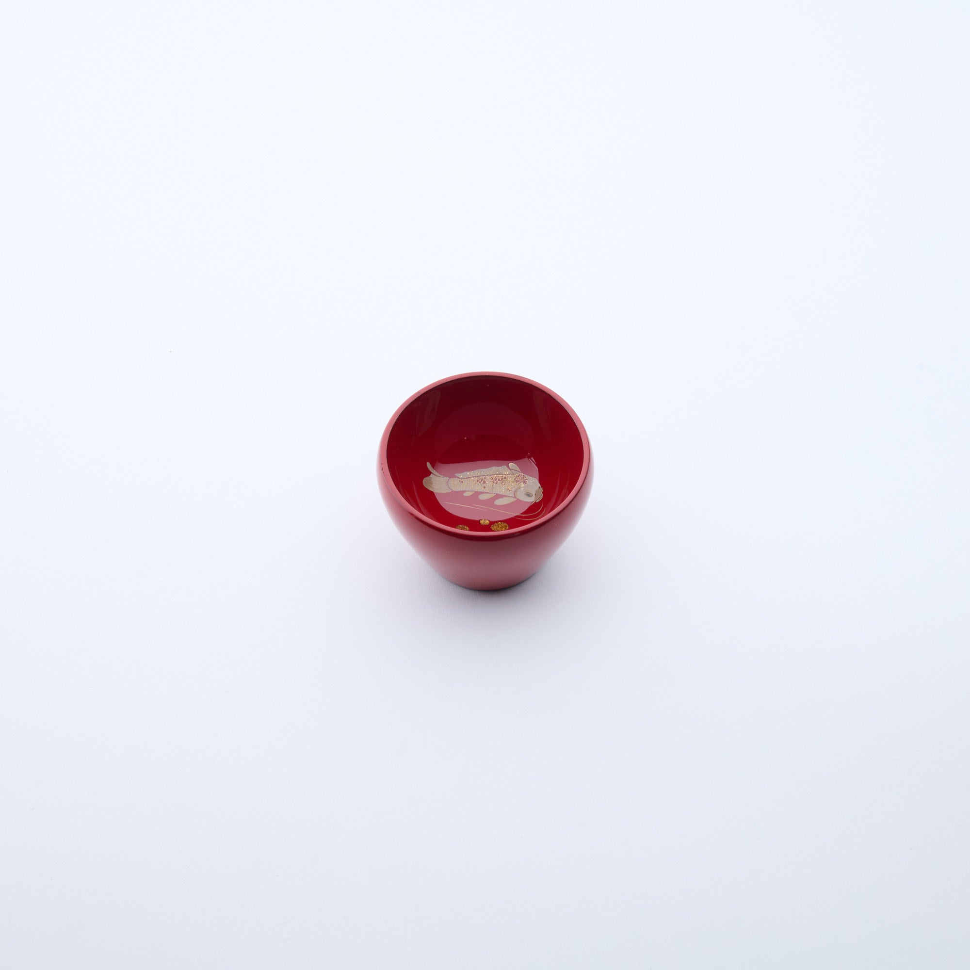 Swimming Koi Fish Guinomi Sake Cup