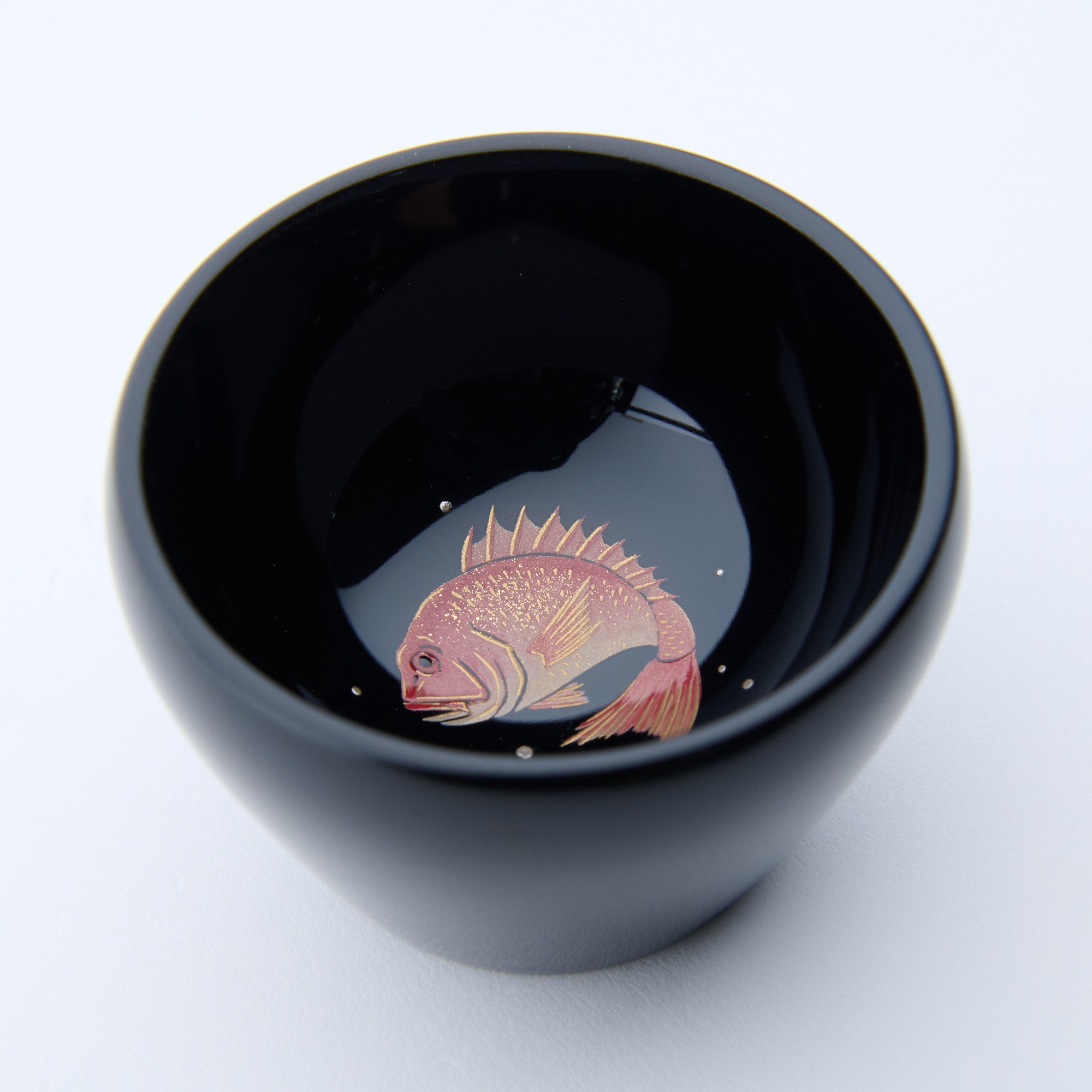 Swimming Red Sea Bream Guinomi Sake Cup