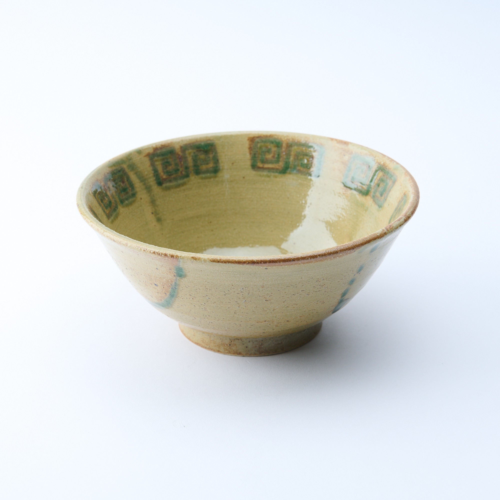 Muted Thunder Pattern Ramen Bowl 7.7 in