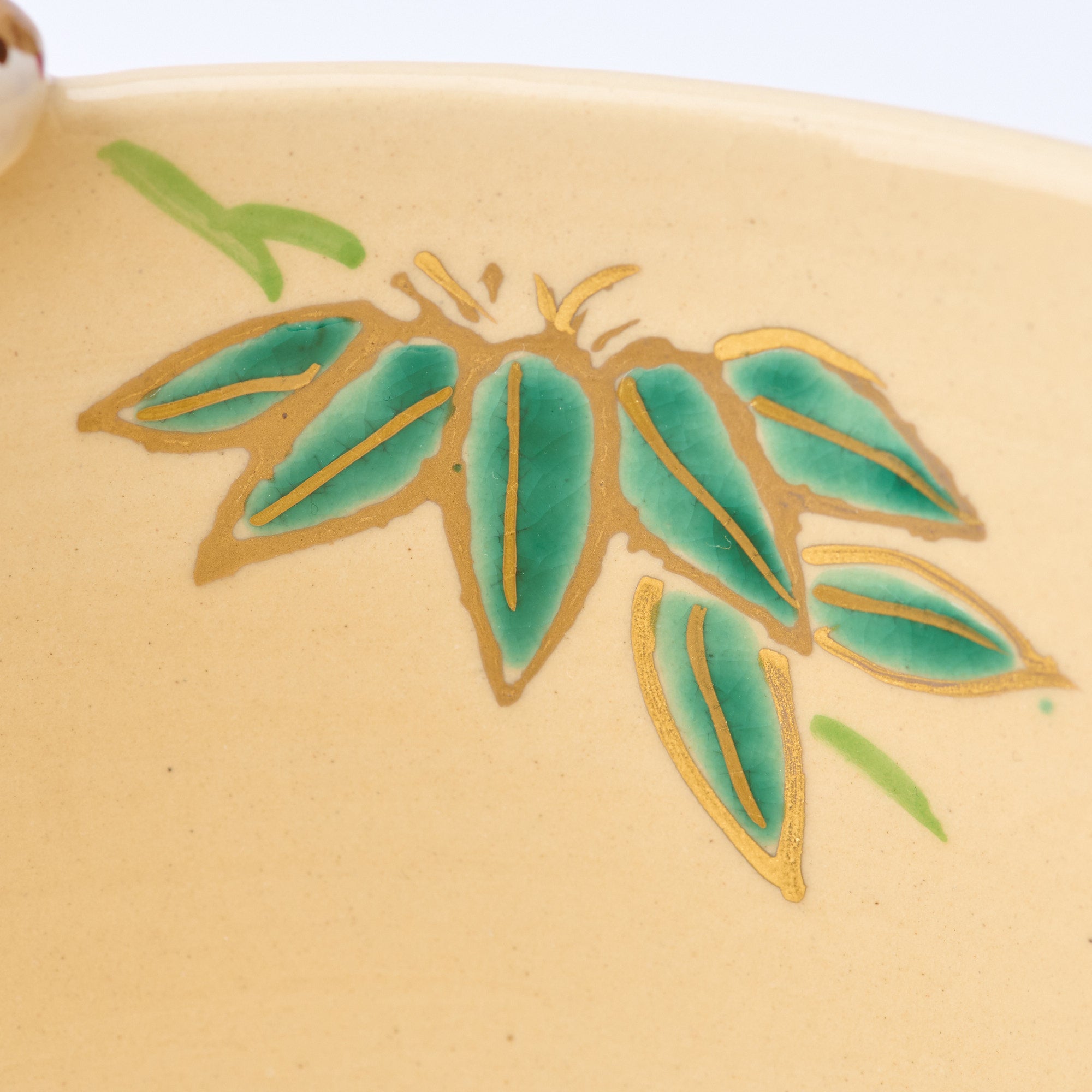 Bamboo and Peeking Sparrow Matcha Bowl