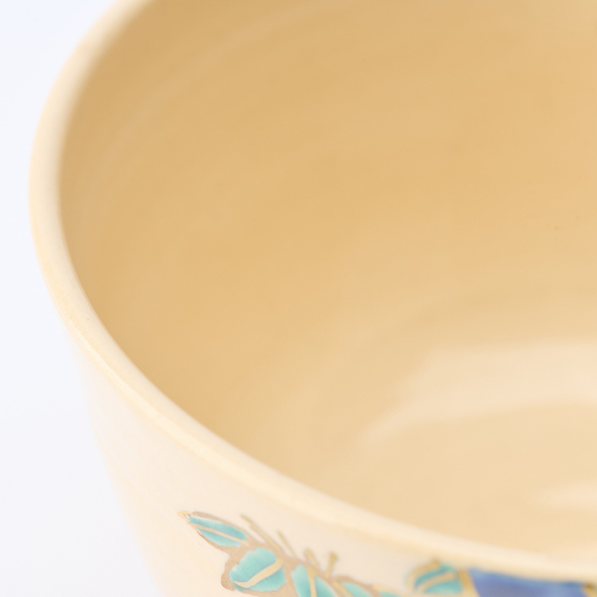 Bamboo and Peeking Sparrow Matcha Bowl