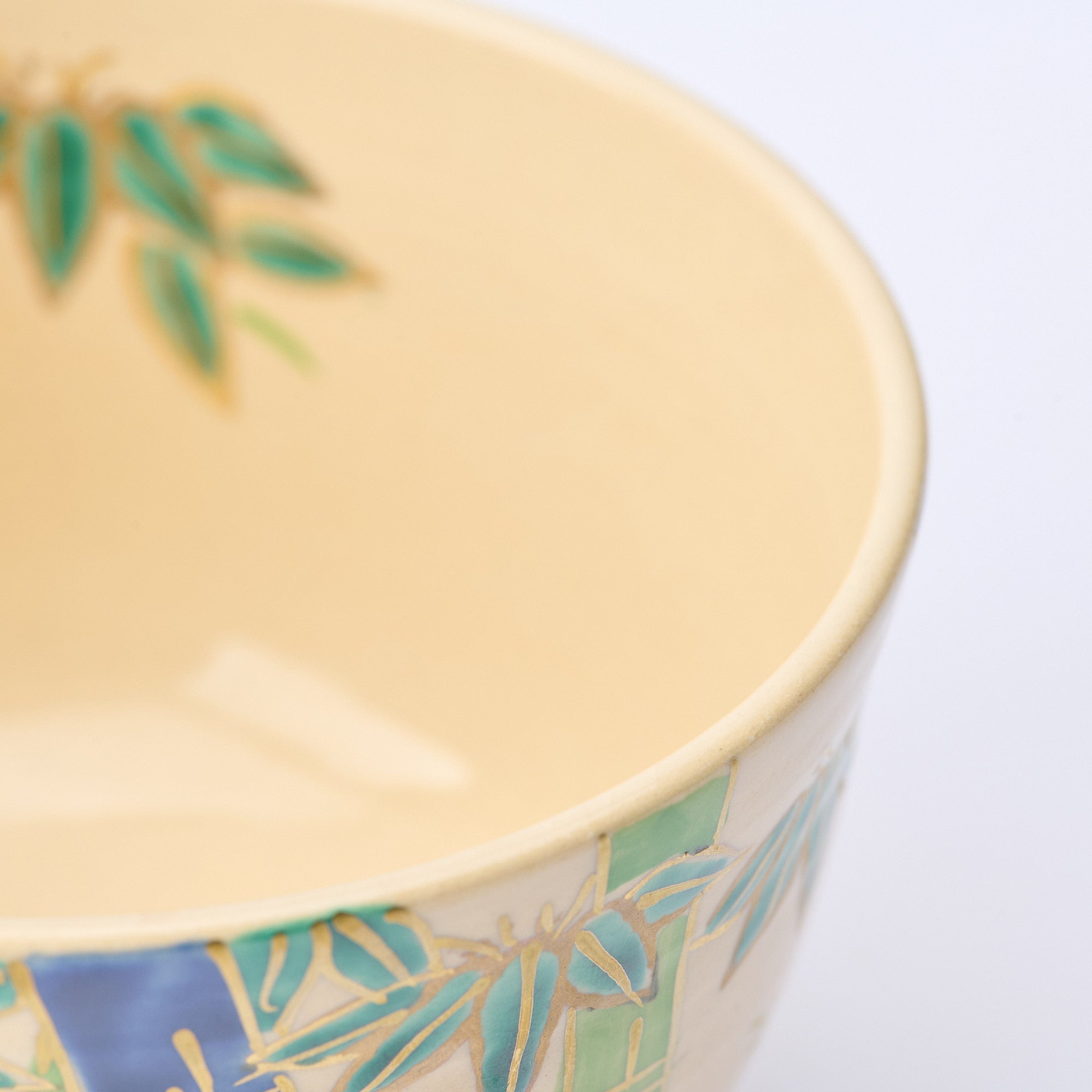 Bamboo and Peeking Sparrow Matcha Bowl