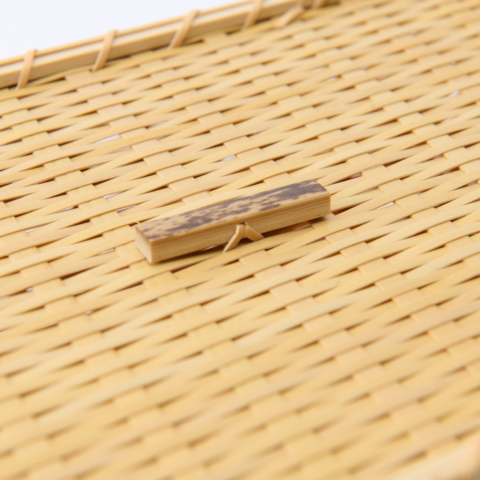 Woven Bamboo Bento Box L
