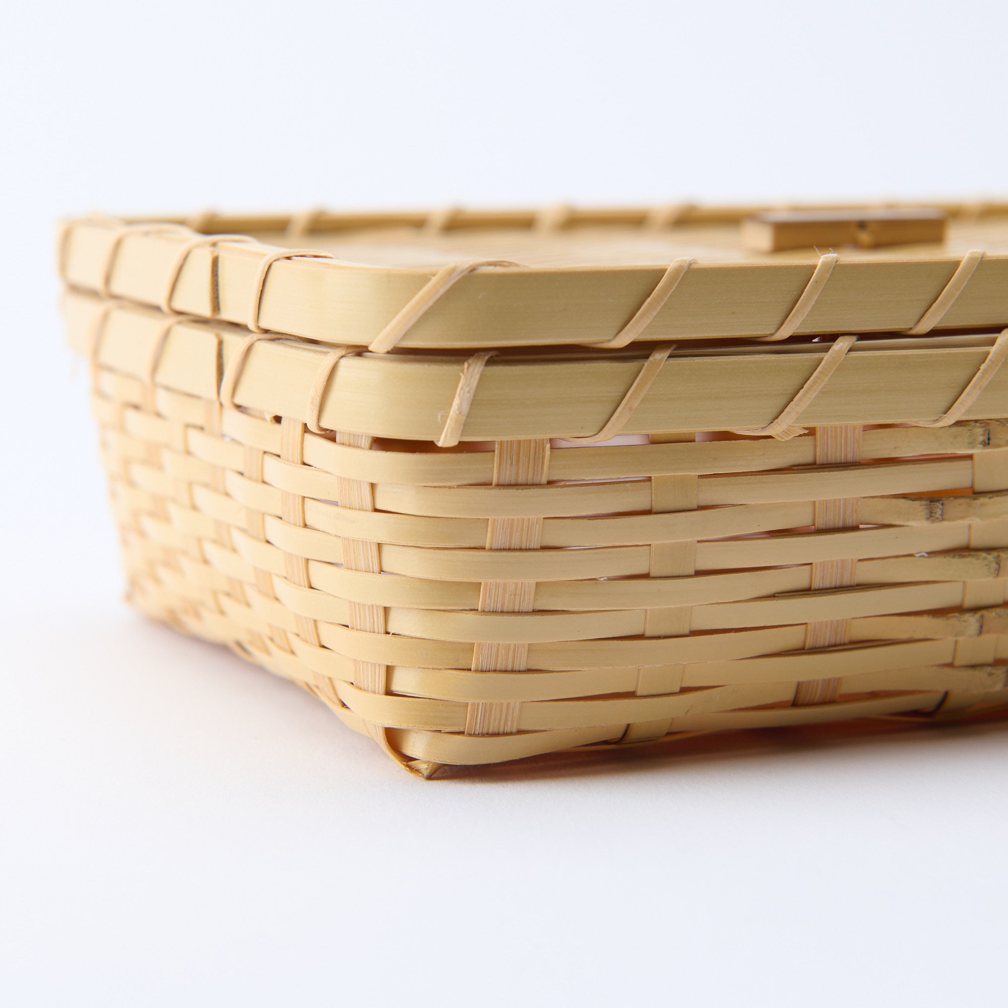Woven Bamboo Bento Box S