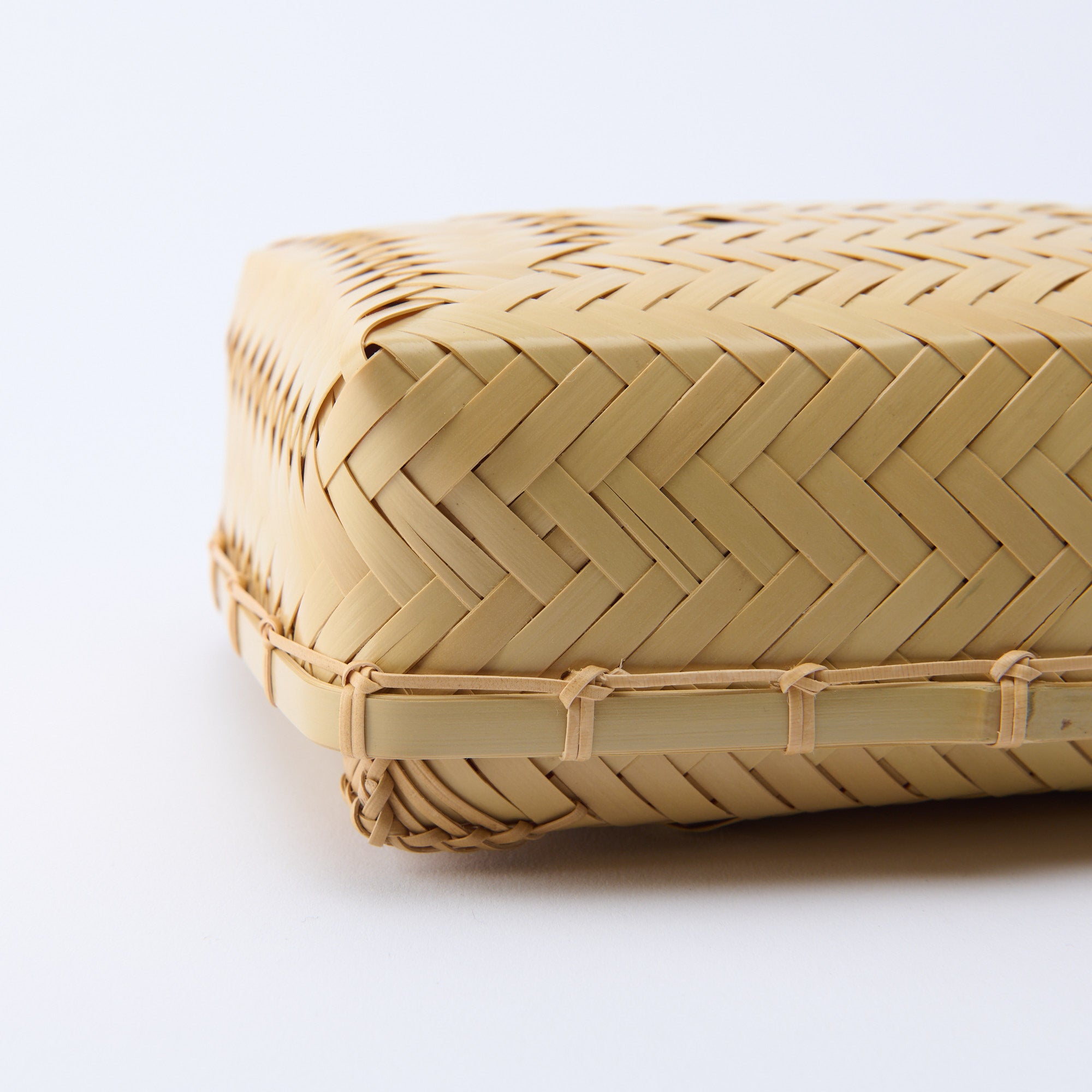 Ajiro Weave Bamboo Bento Box