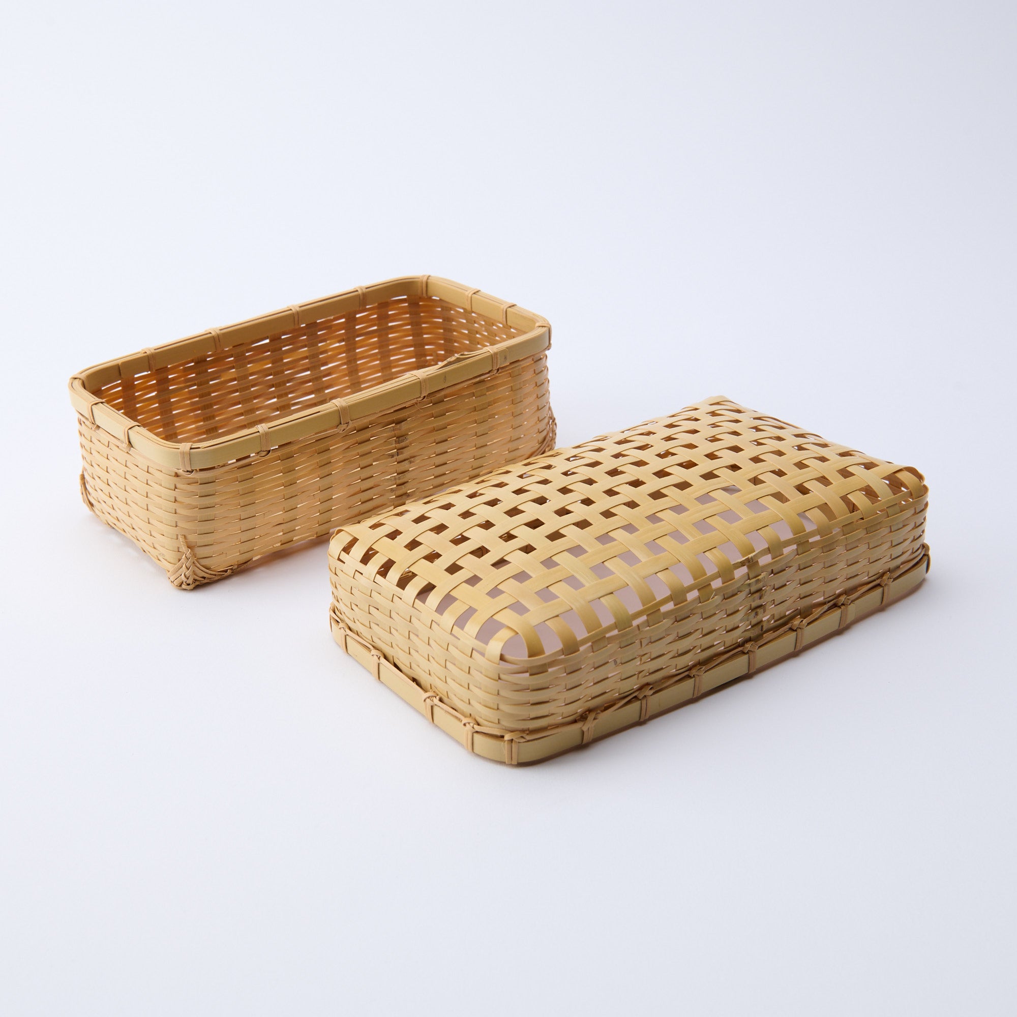 Yotsume Weave Bamboo Bento Box