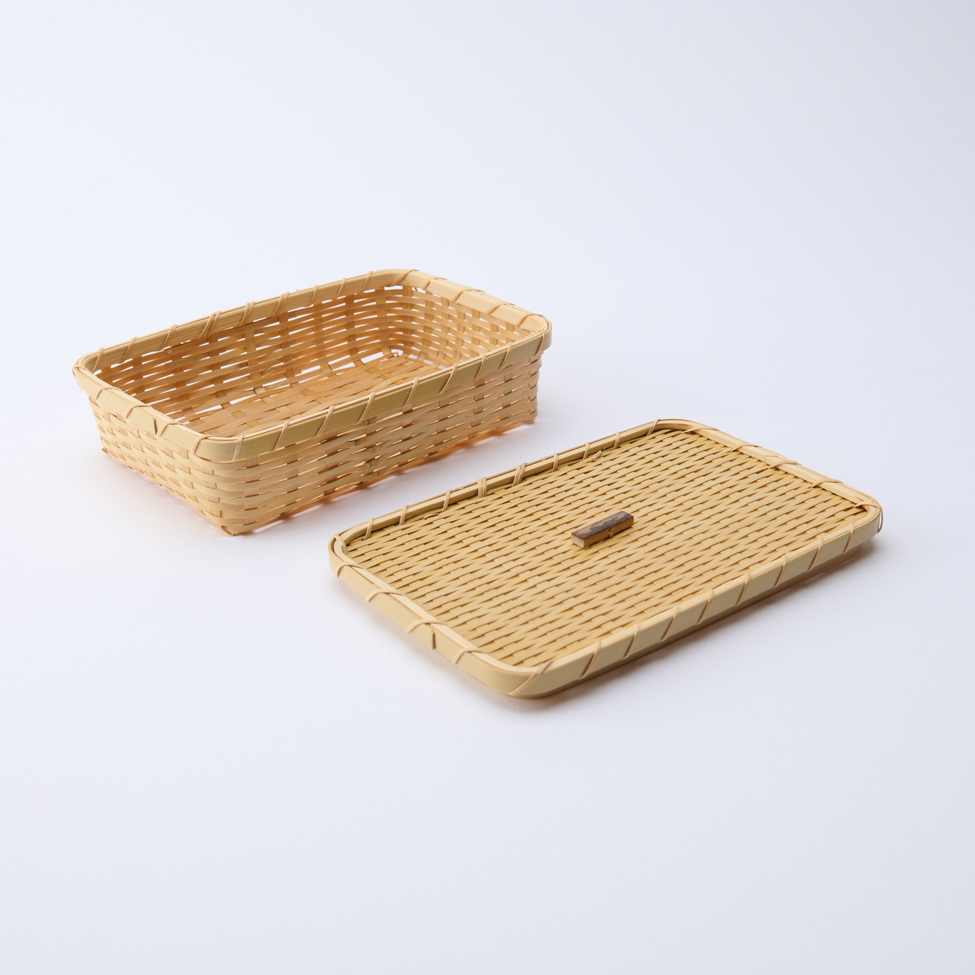 Woven Bamboo Bento Box S
