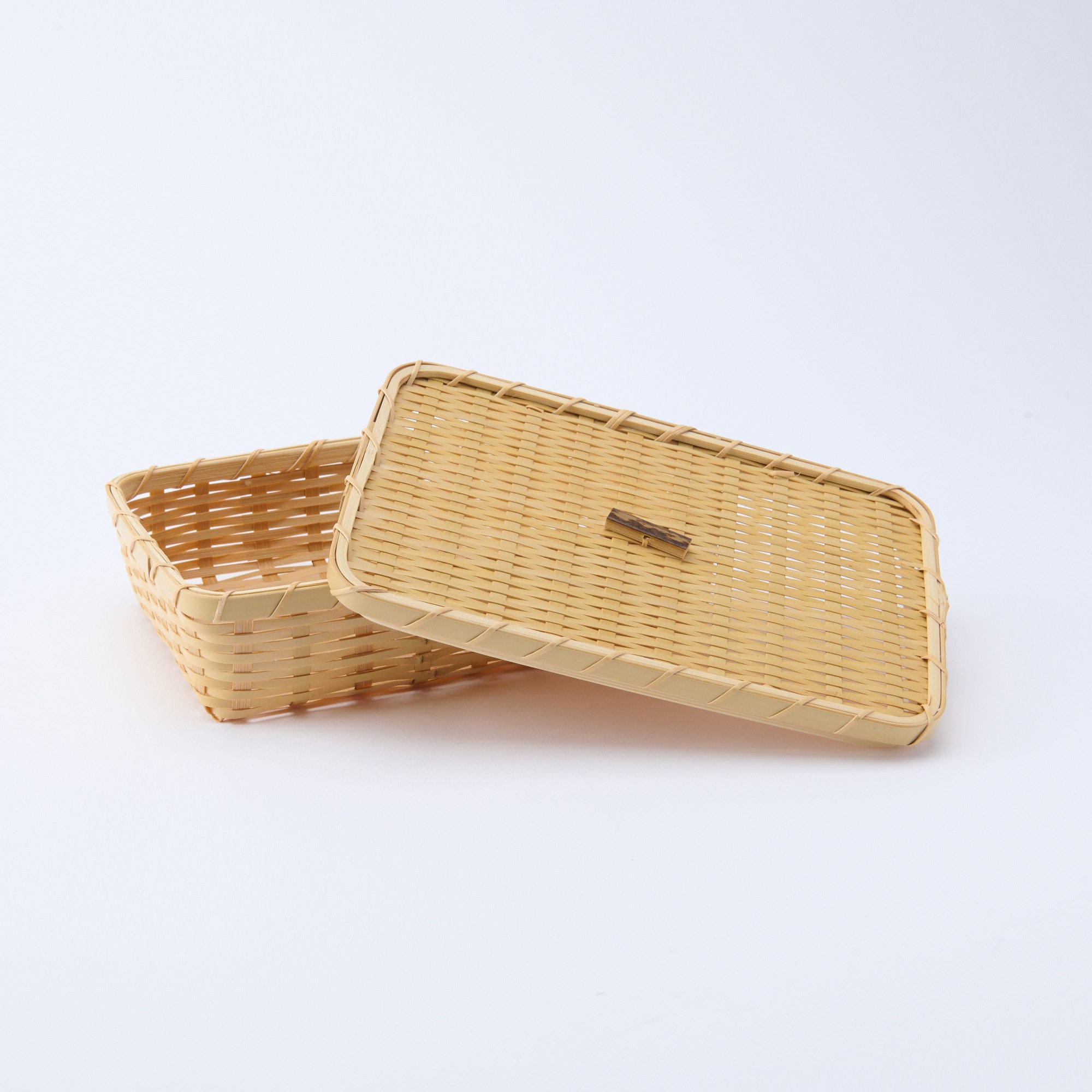 Woven Bamboo Bento Box S