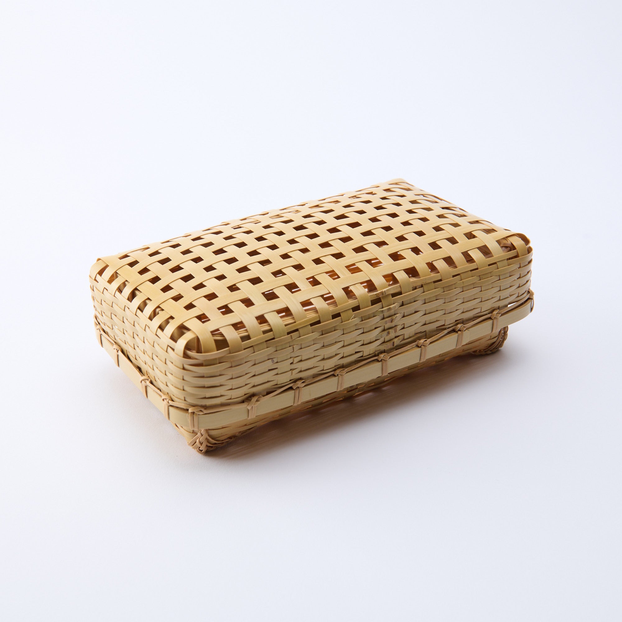 Yotsume Weave Bamboo Bento Box
