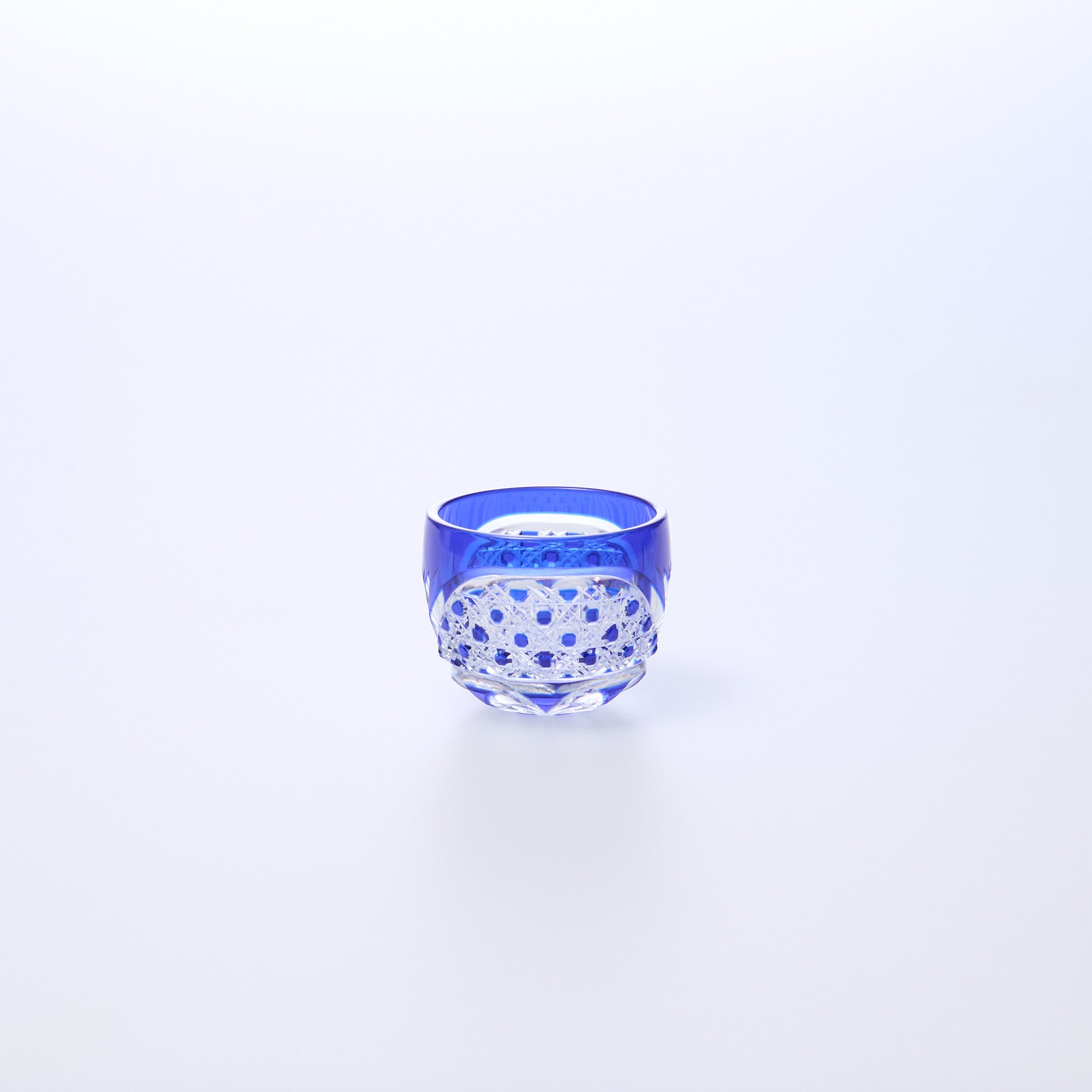 Lapis Lazuli Crystal Guinomi Sake Cup