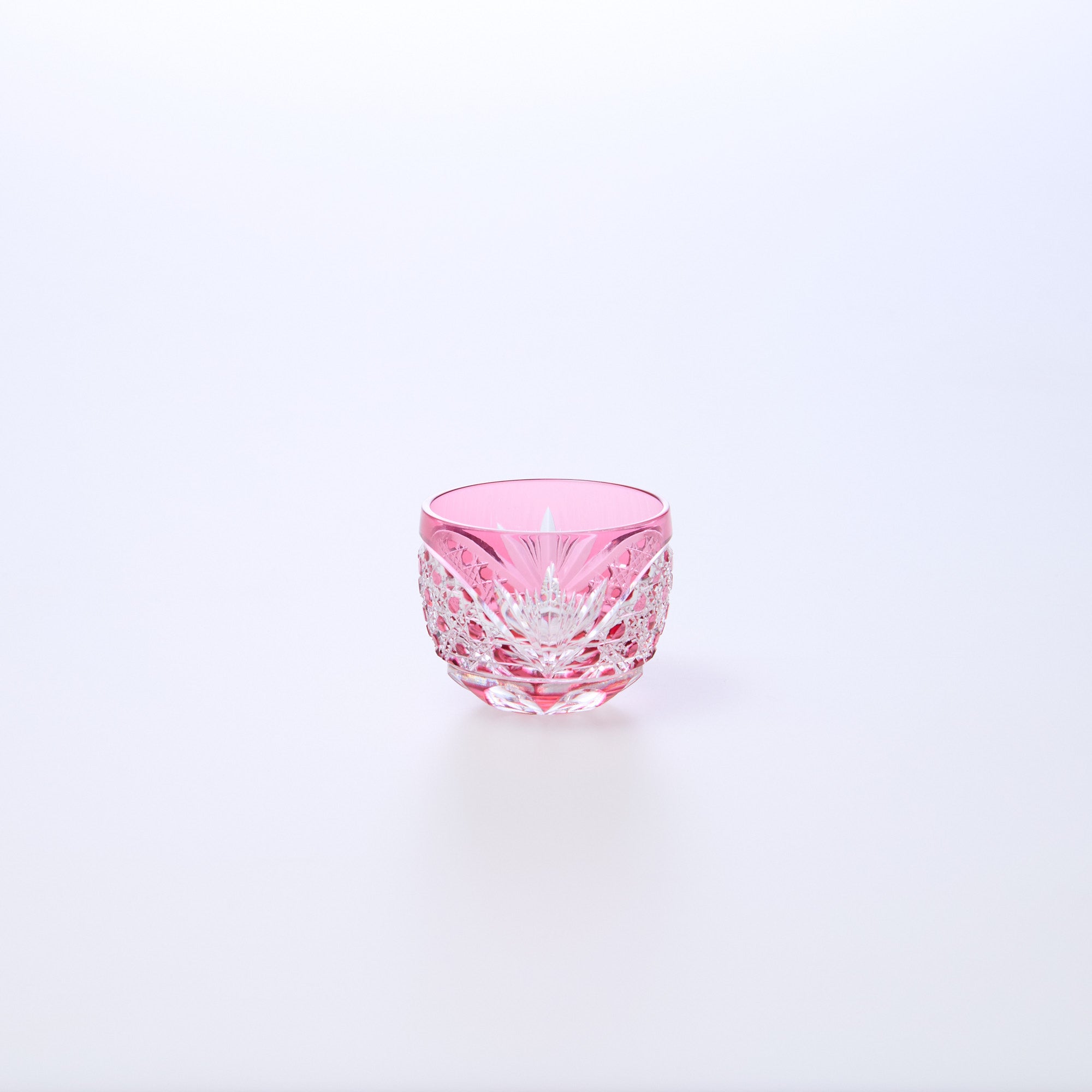 Pink Crystal Guinomi Sake Cup