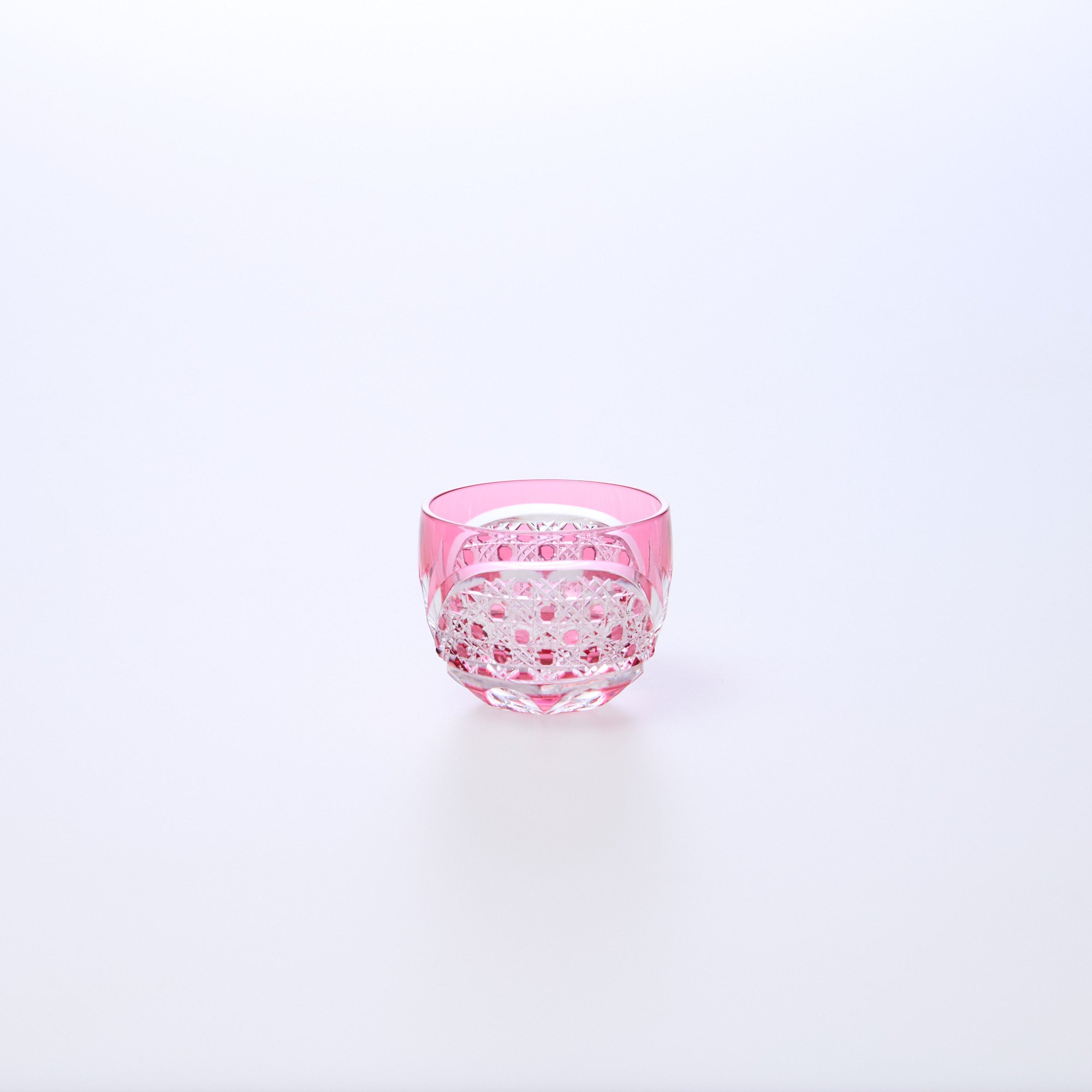 Pink Crystal Guinomi Sake Cup