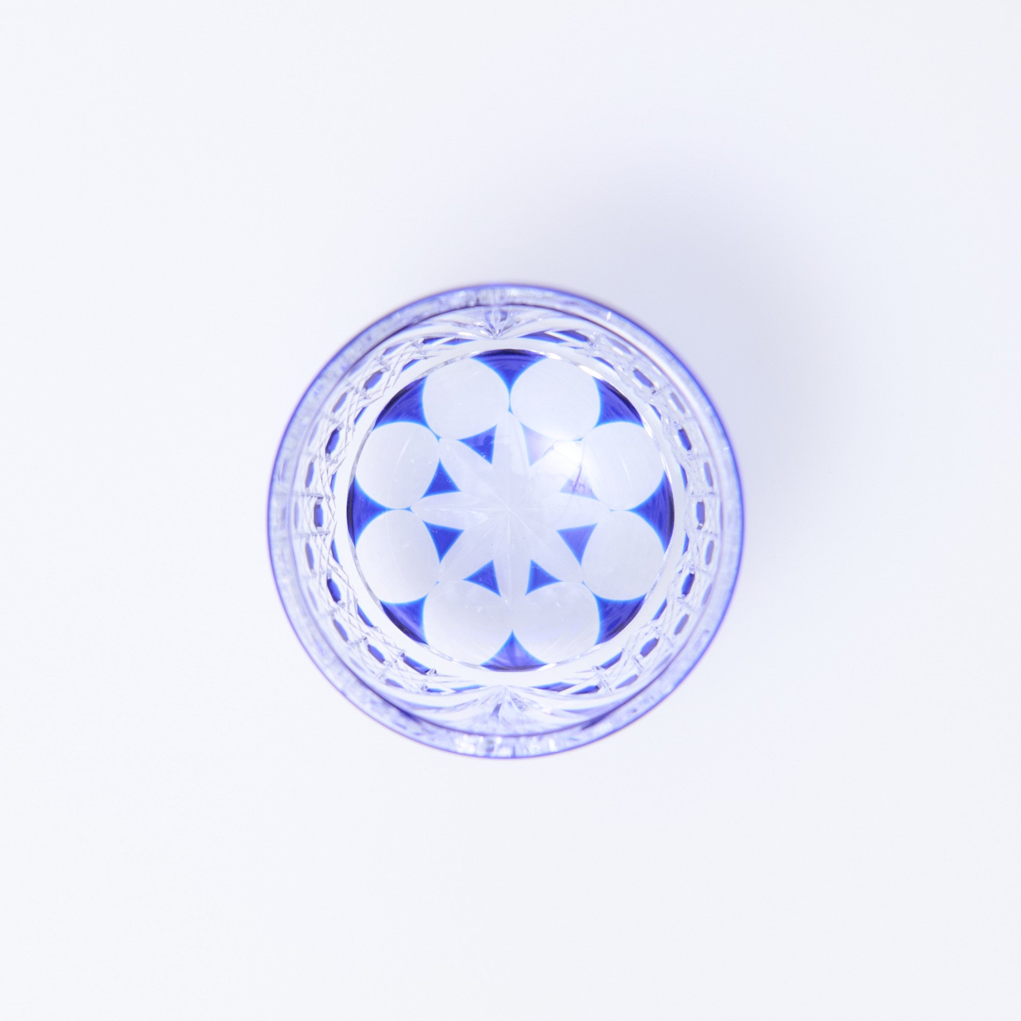 Lapis Lazuli Crystal Guinomi Sake Cup