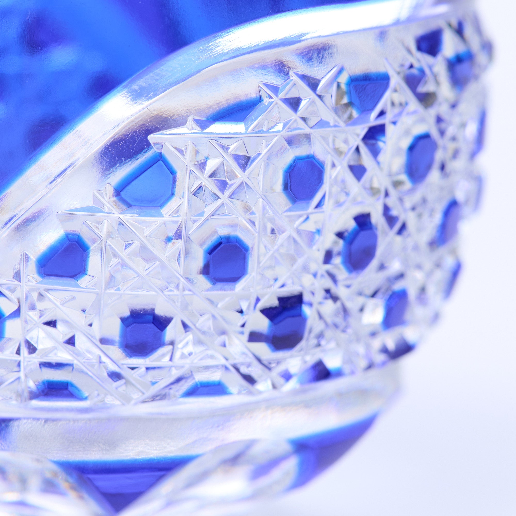Lapis Lazuli Crystal Guinomi Sake Cup