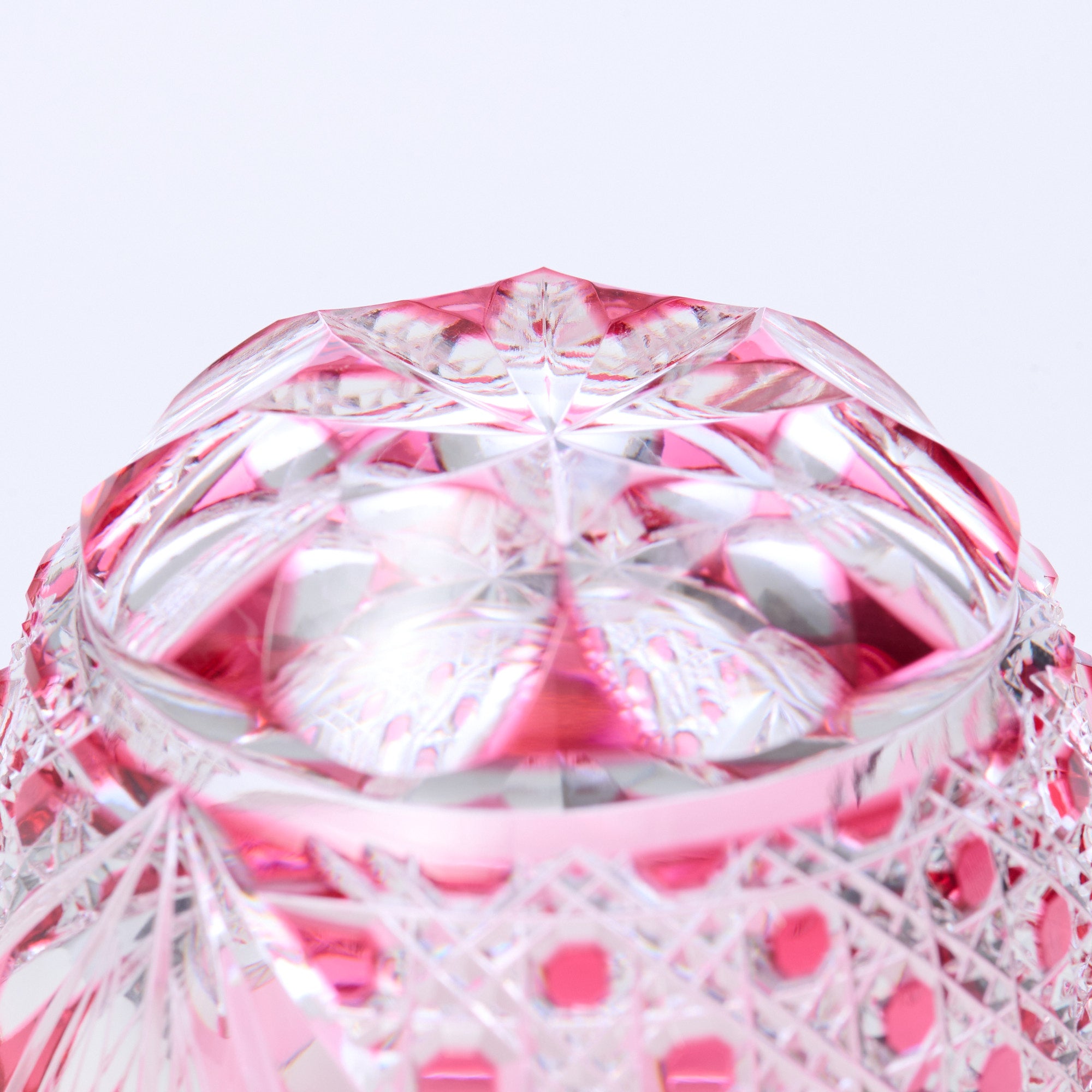Pink Crystal Guinomi Sake Cup