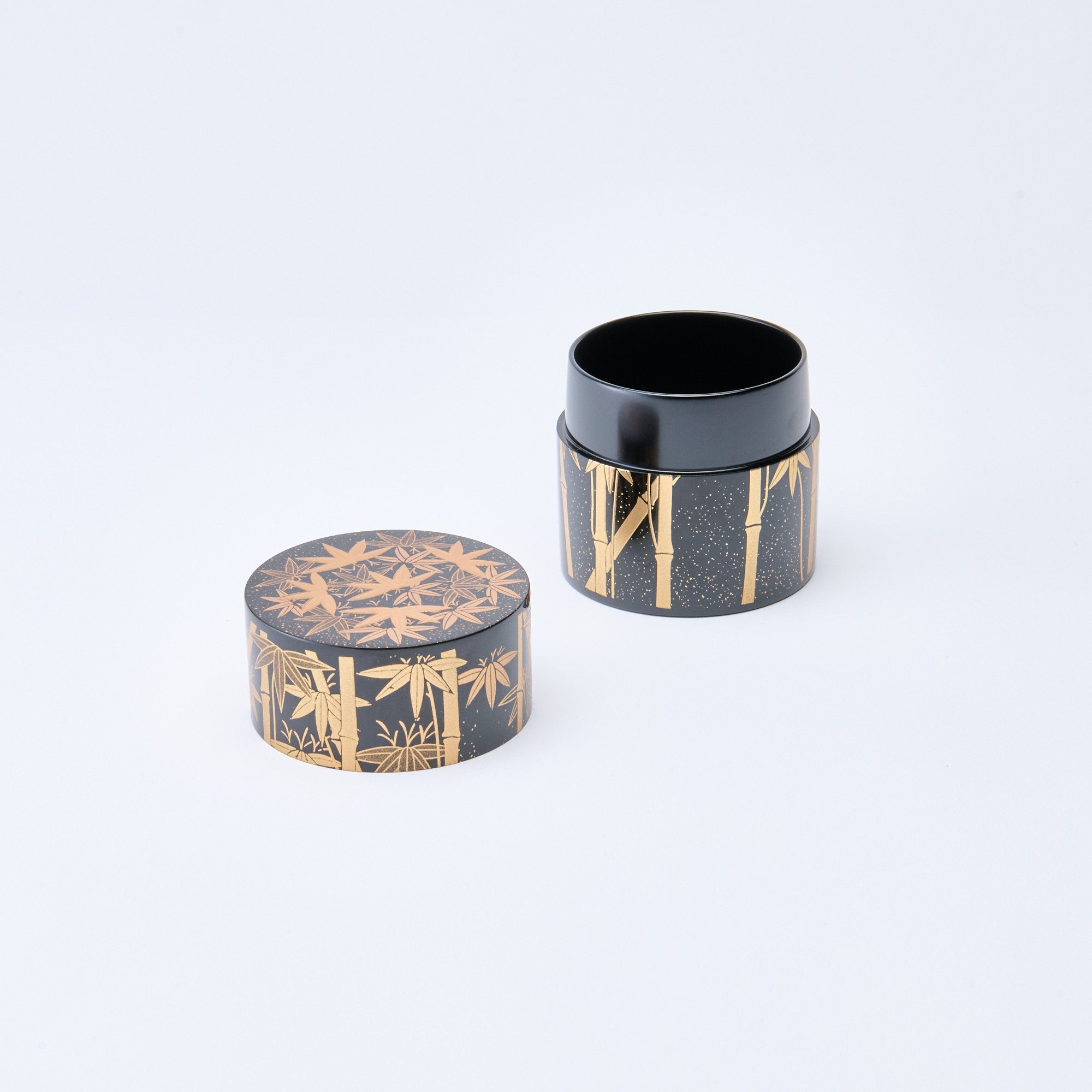 Golden Bamboo Nakatsugi Matcha Container